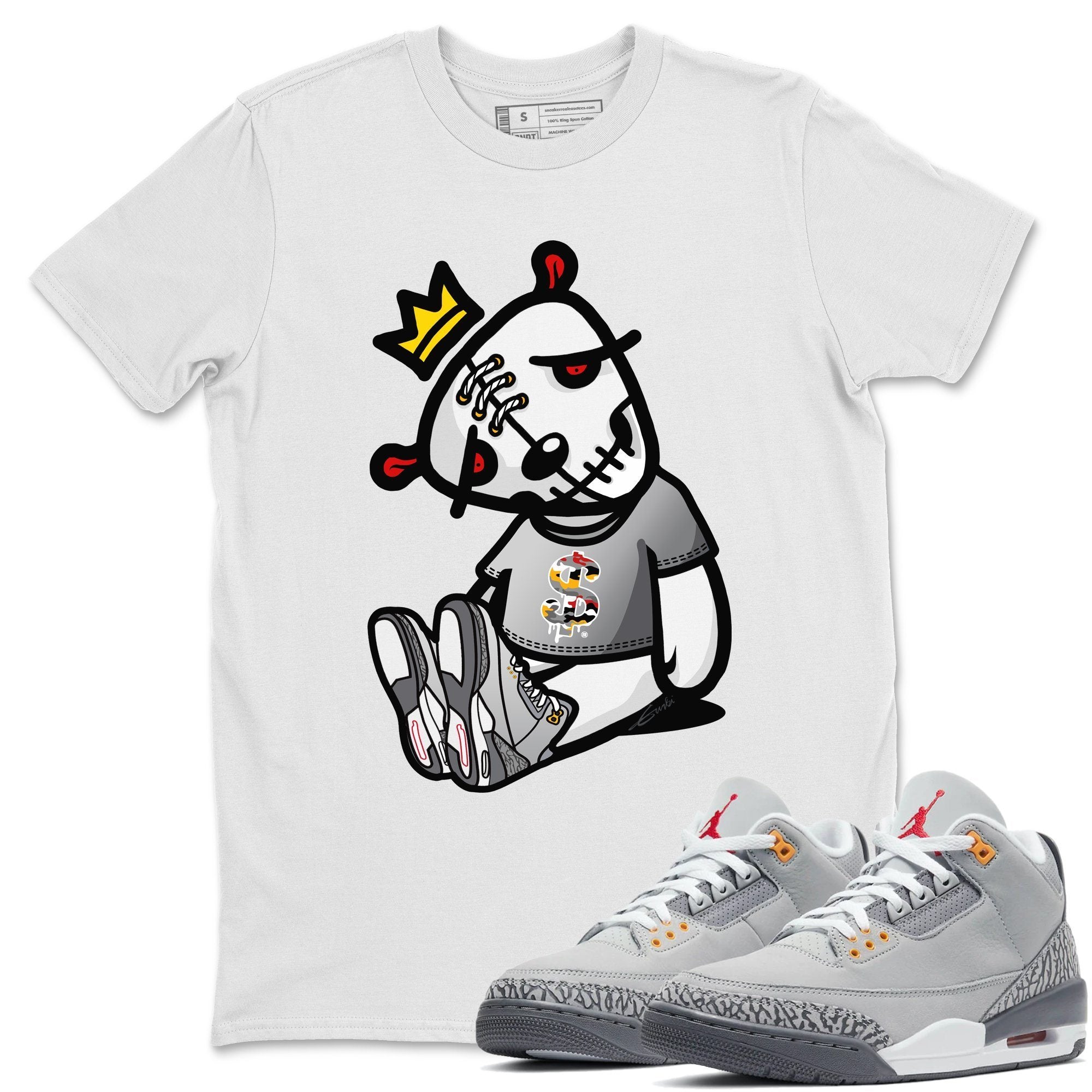 Dead Dolls Unisex Tops - Air Jordan 3 Cool Grey