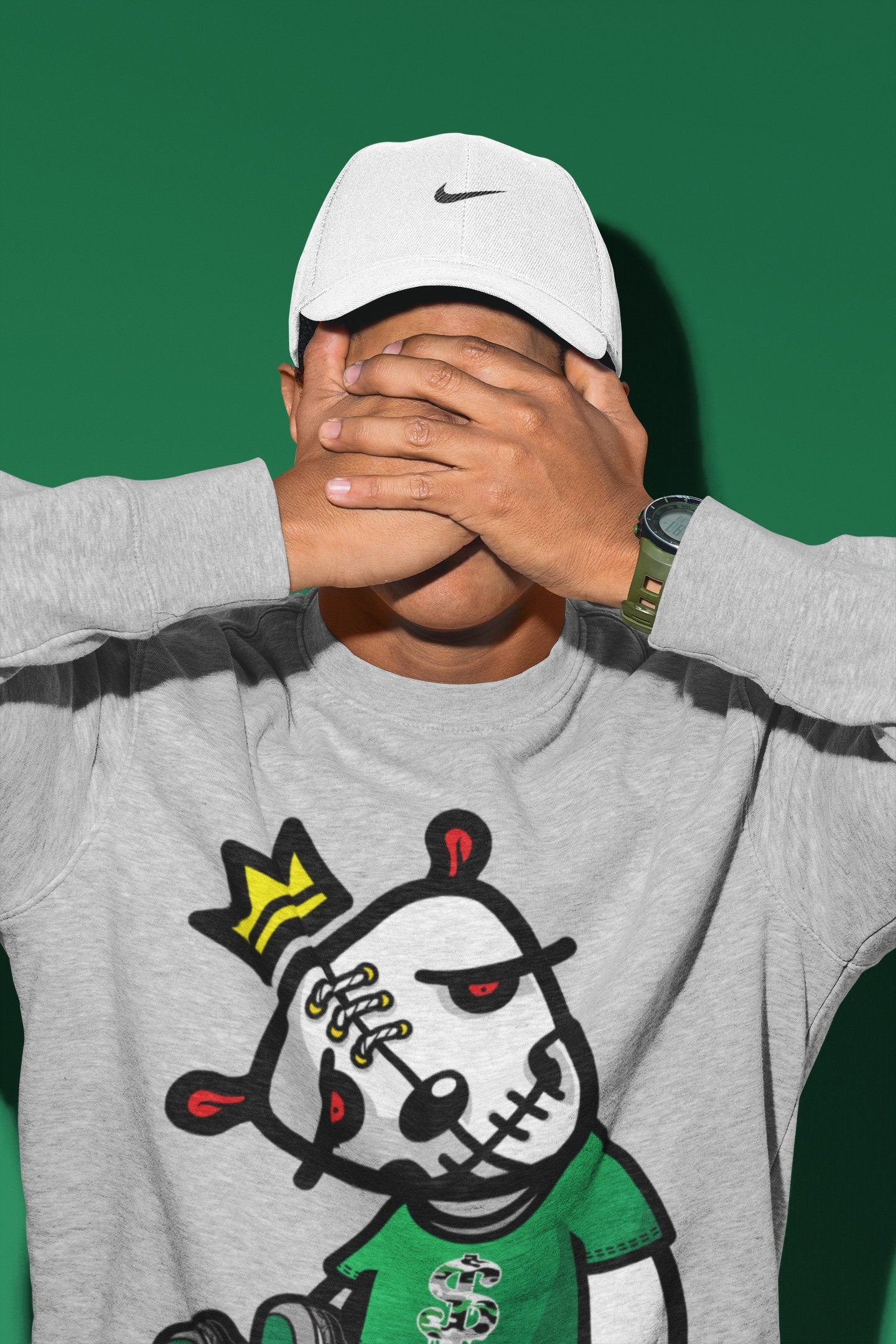 Dead Dolls Unisex Tops - Air Jordan 3 Pine Green