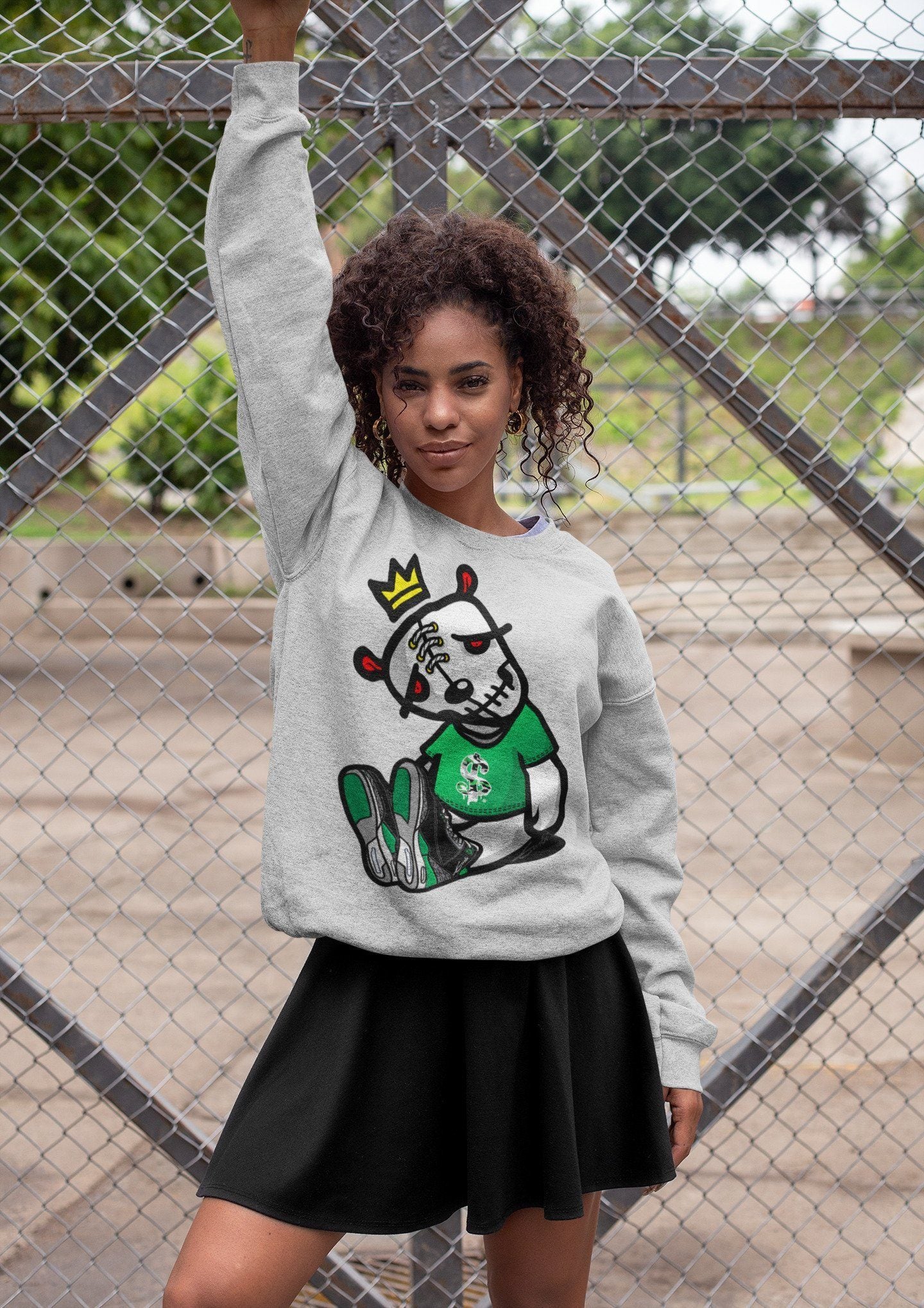 Dead Dolls Unisex Tops - Air Jordan 3 Pine Green