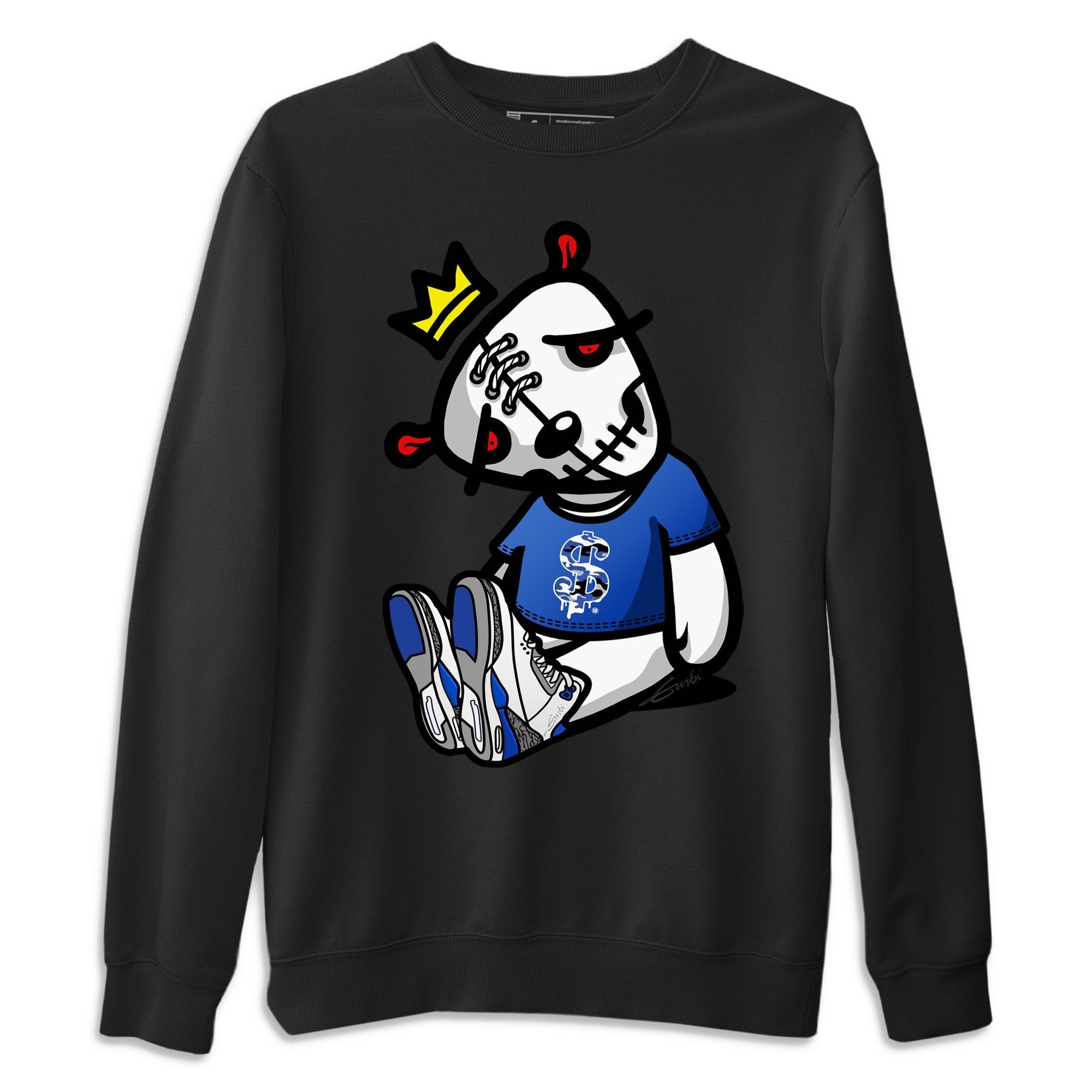 Dead Dolls Unisex Tops - Air Jordan 3 Racer Blue