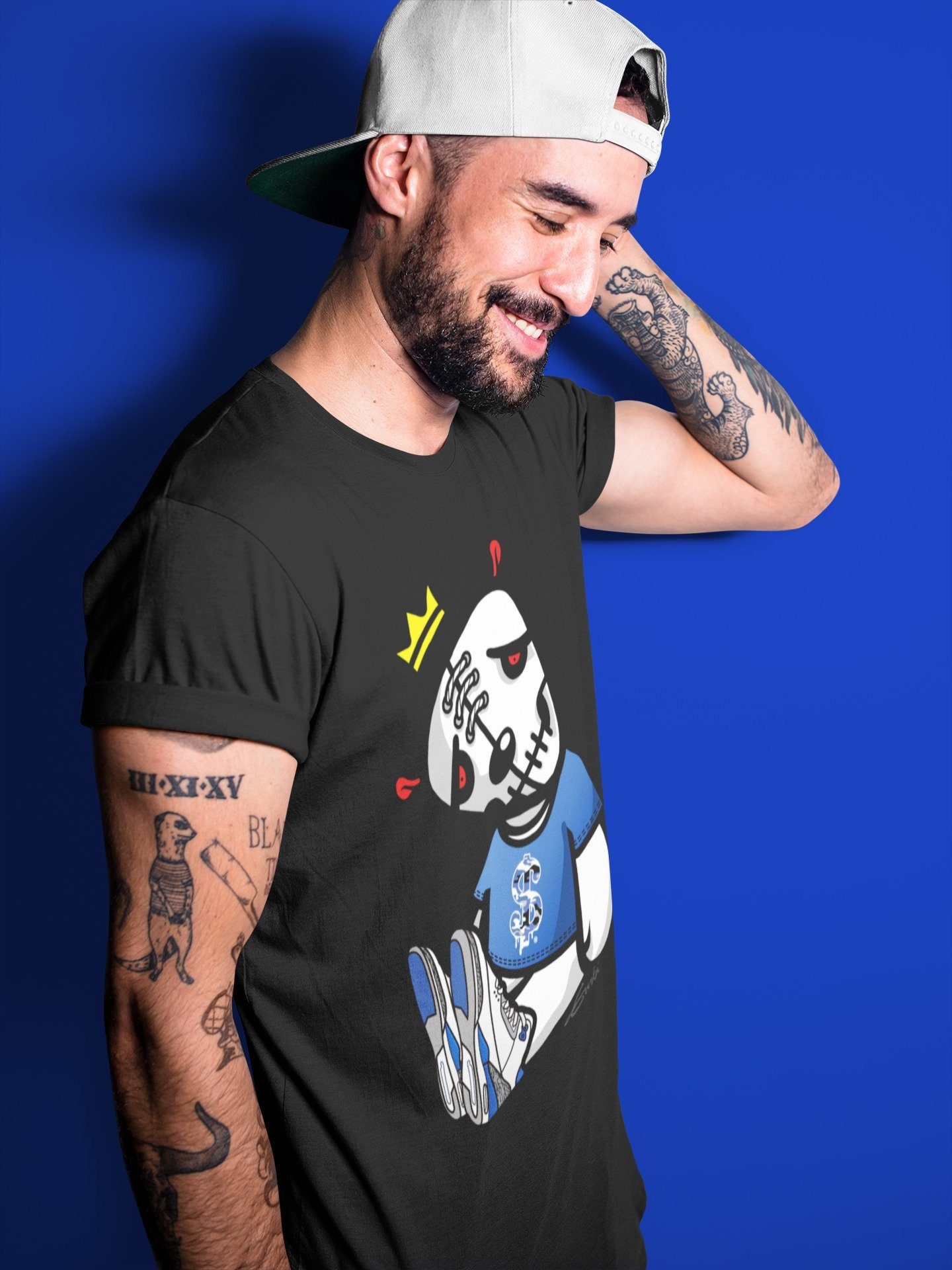 Dead Dolls Unisex Tops - Air Jordan 3 Racer Blue