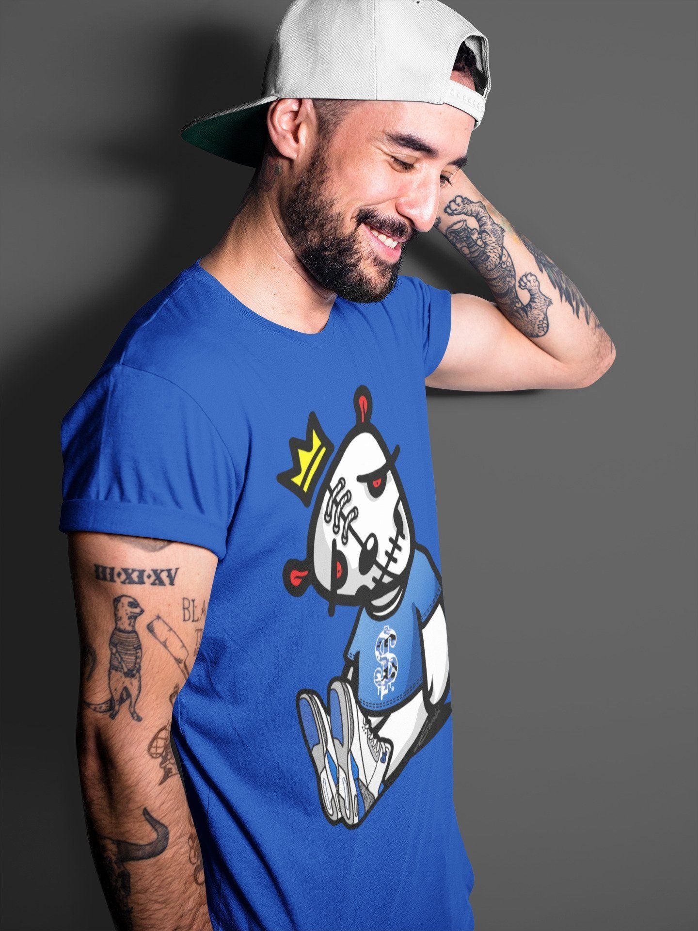 Dead Dolls Unisex Tops - Air Jordan 3 Racer Blue