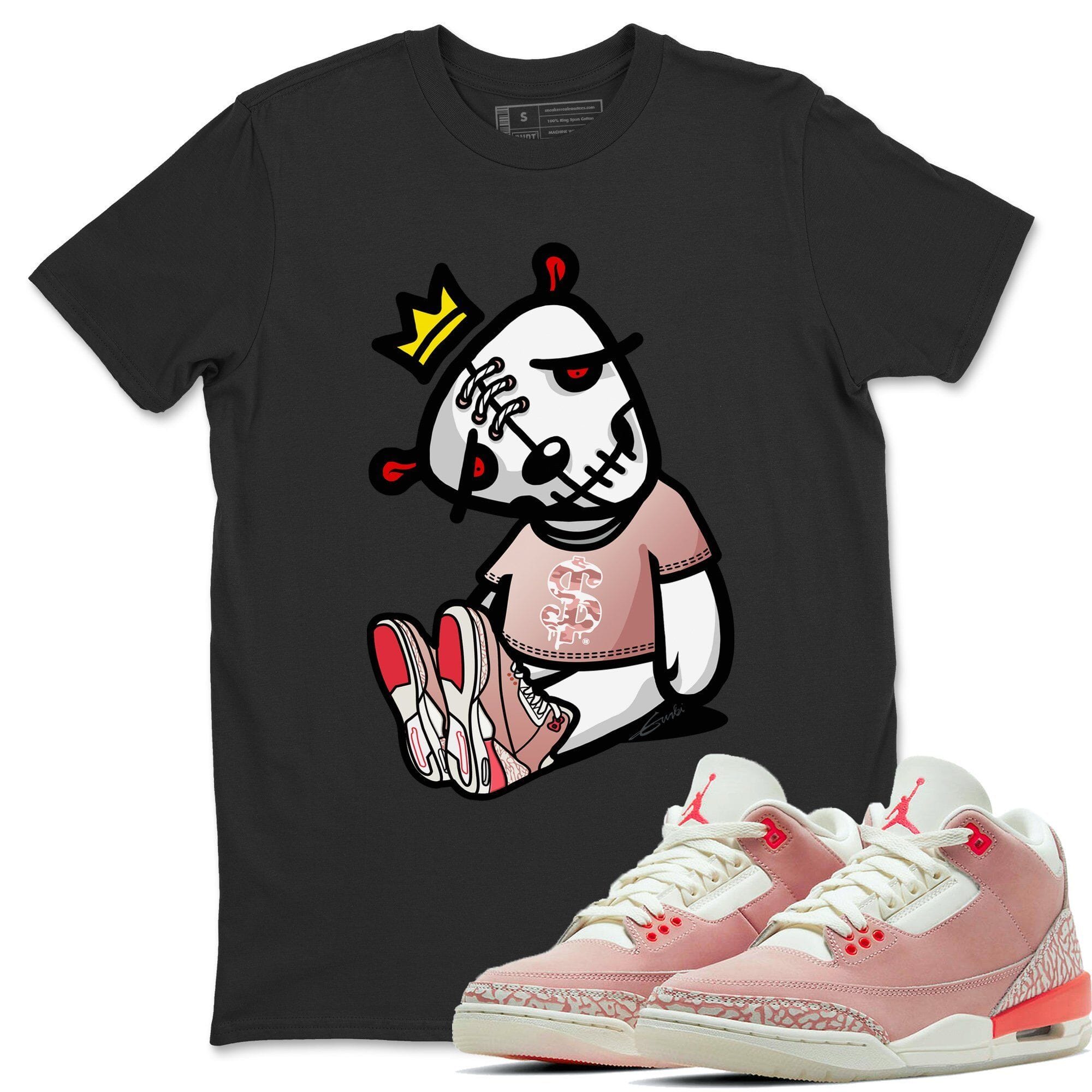 Dead Dolls Unisex Tops - Air Jordan 3 Rust Pink