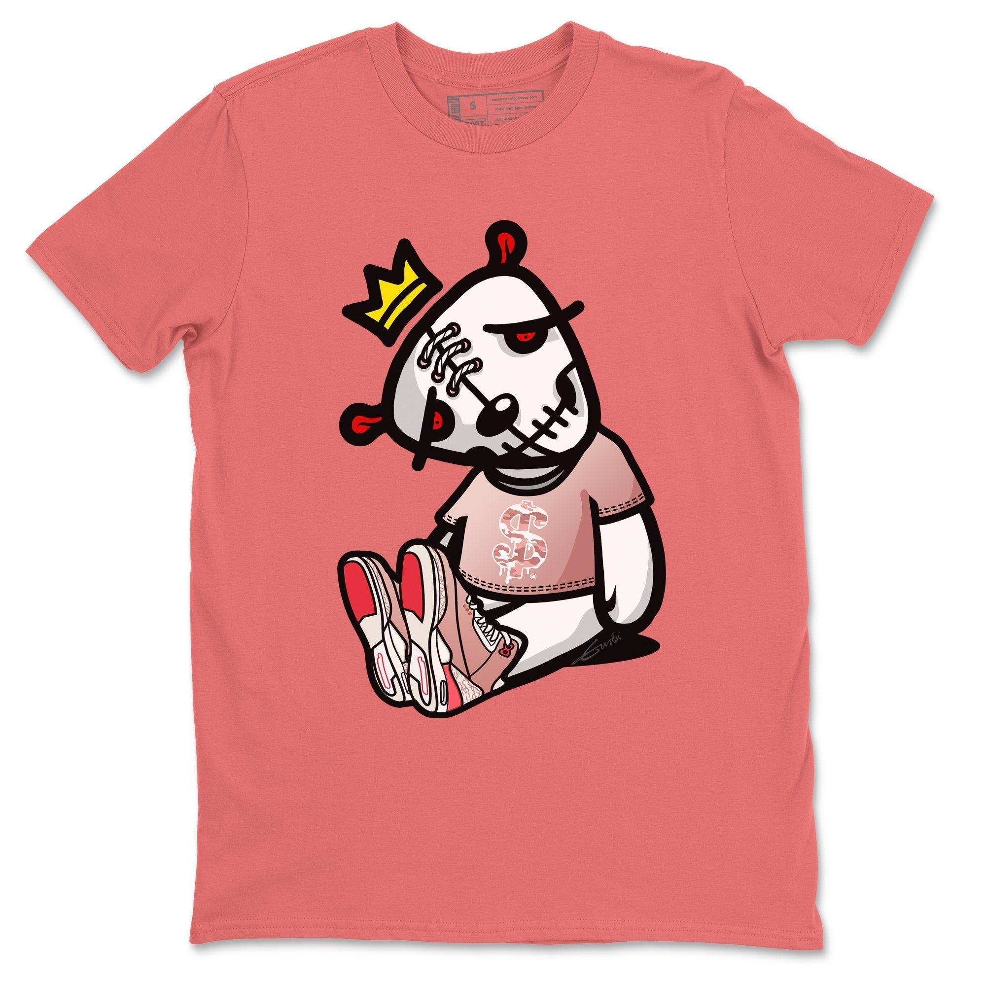 Dead Dolls Unisex Tops - Air Jordan 3 Rust Pink