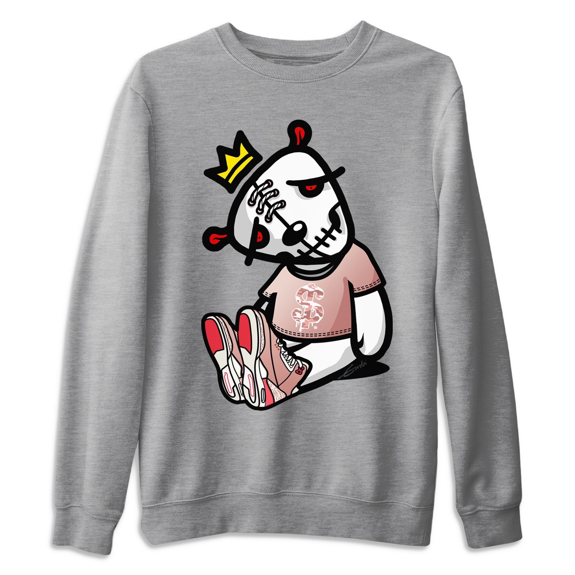 Dead Dolls Unisex Tops - Air Jordan 3 Rust Pink