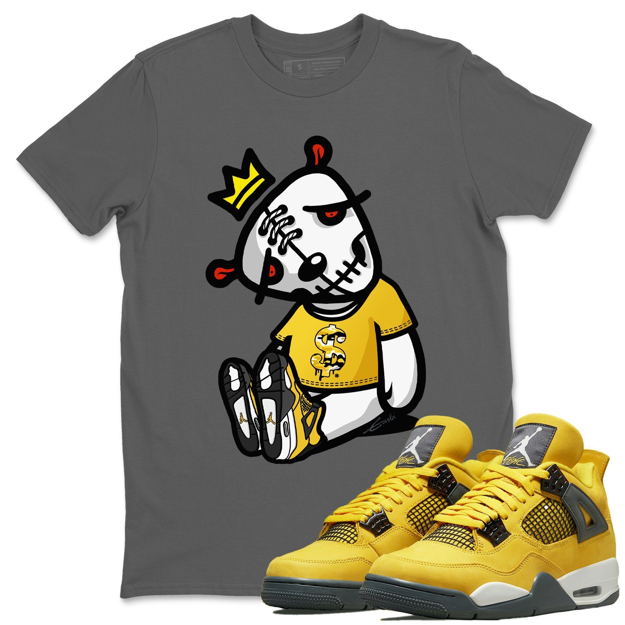 Dead Dolls Unisex Tops - Air Jordan 4 Lightning