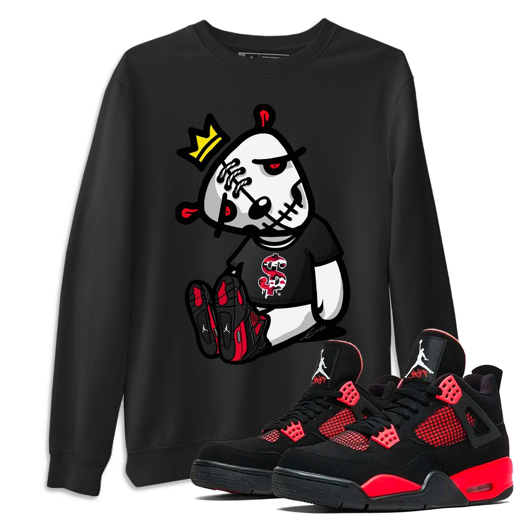 Dead Dolls Unisex Tops - Air Jordan 4 Red Thunder