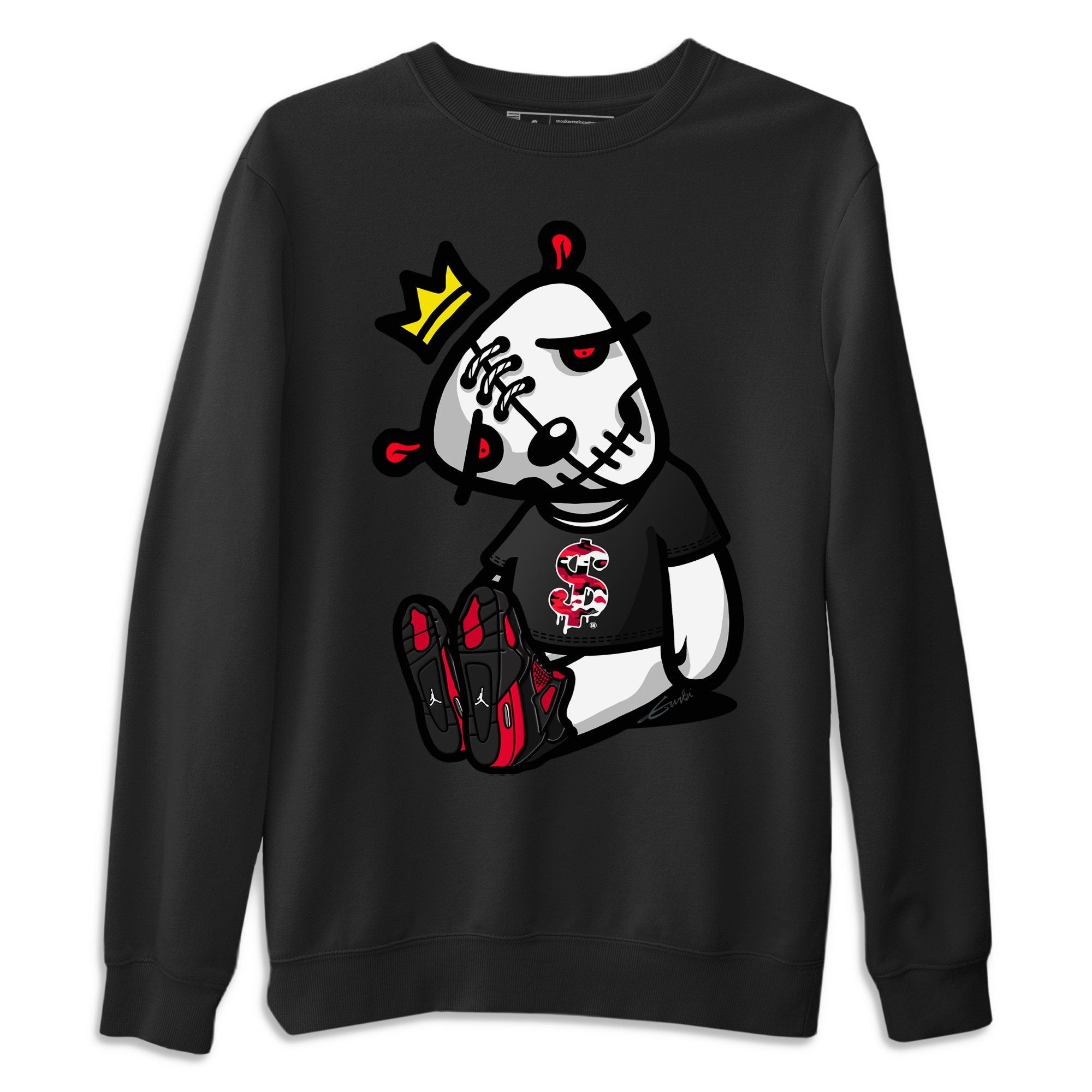 Dead Dolls Unisex Tops - Air Jordan 4 Red Thunder