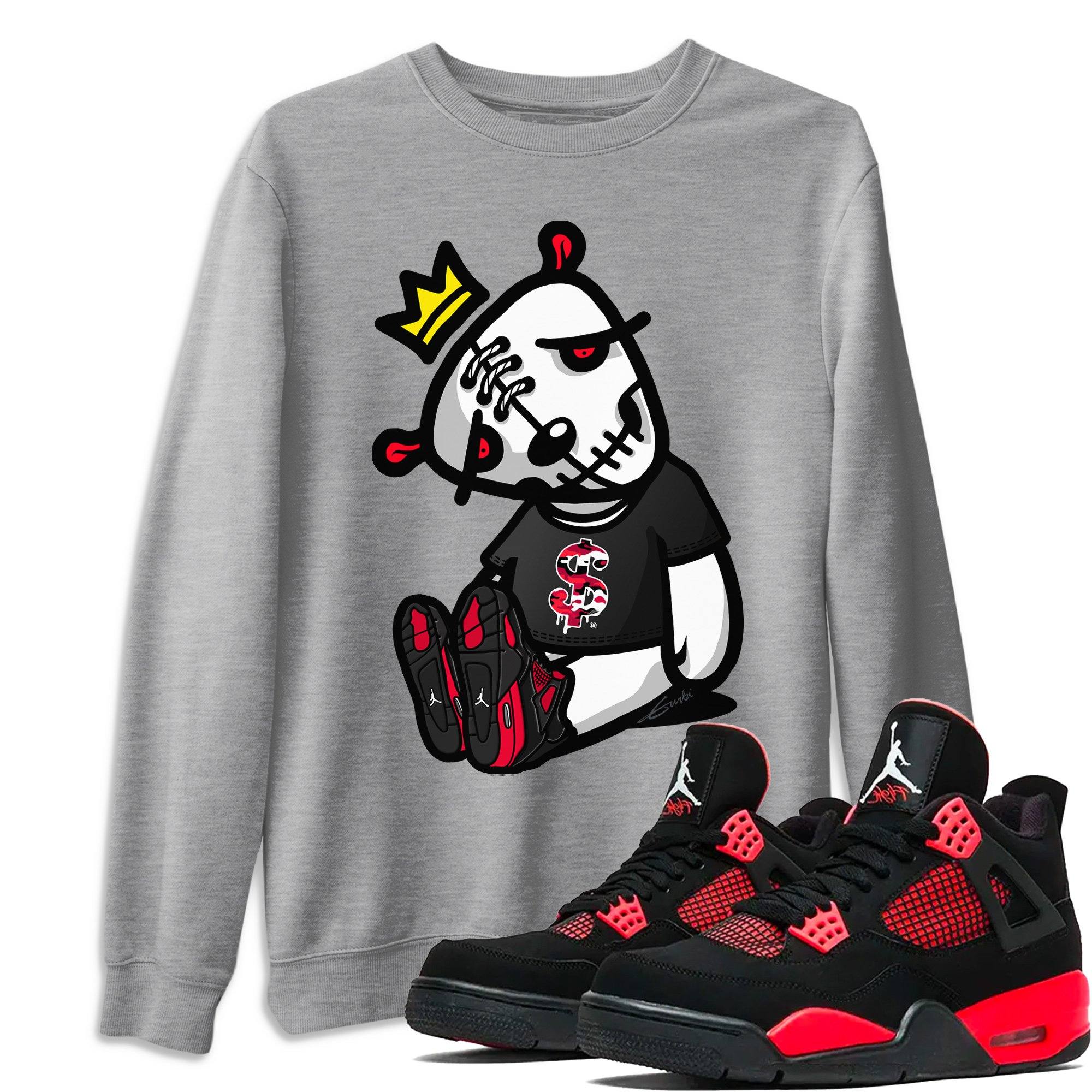 Dead Dolls Unisex Tops - Air Jordan 4 Red Thunder