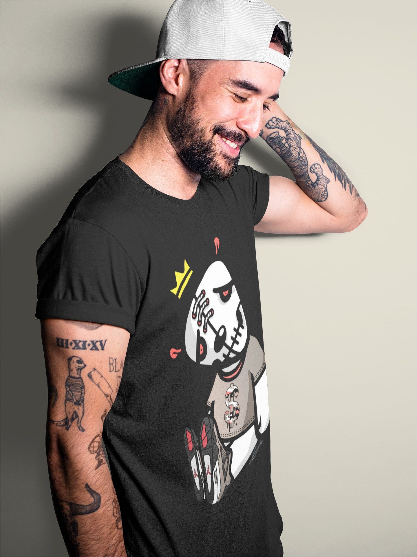 Dead Dolls Unisex Tops - Air Jordan 4 Taupe Haze