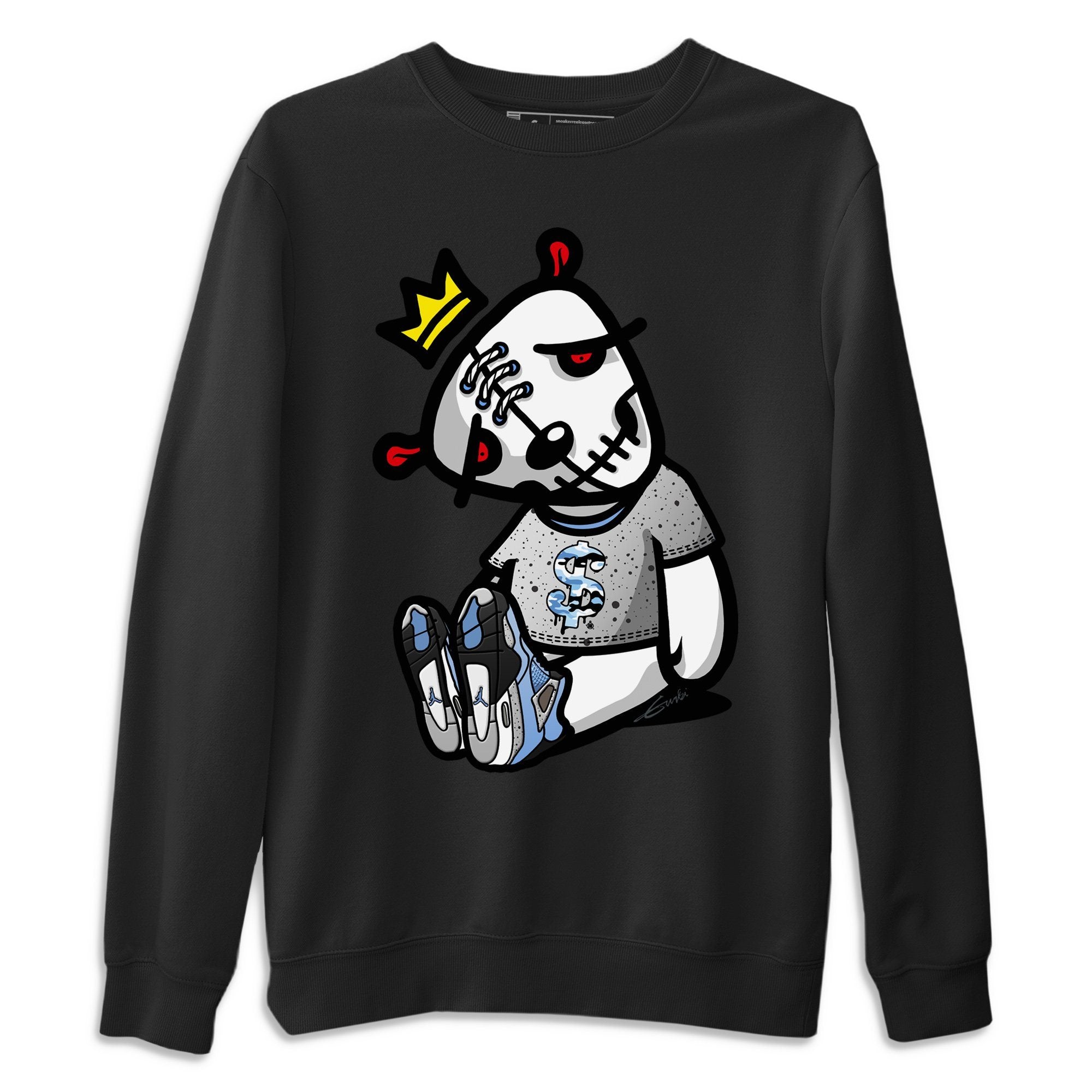 Dead Dolls Unisex Tops - Air Jordan 4 University Blue