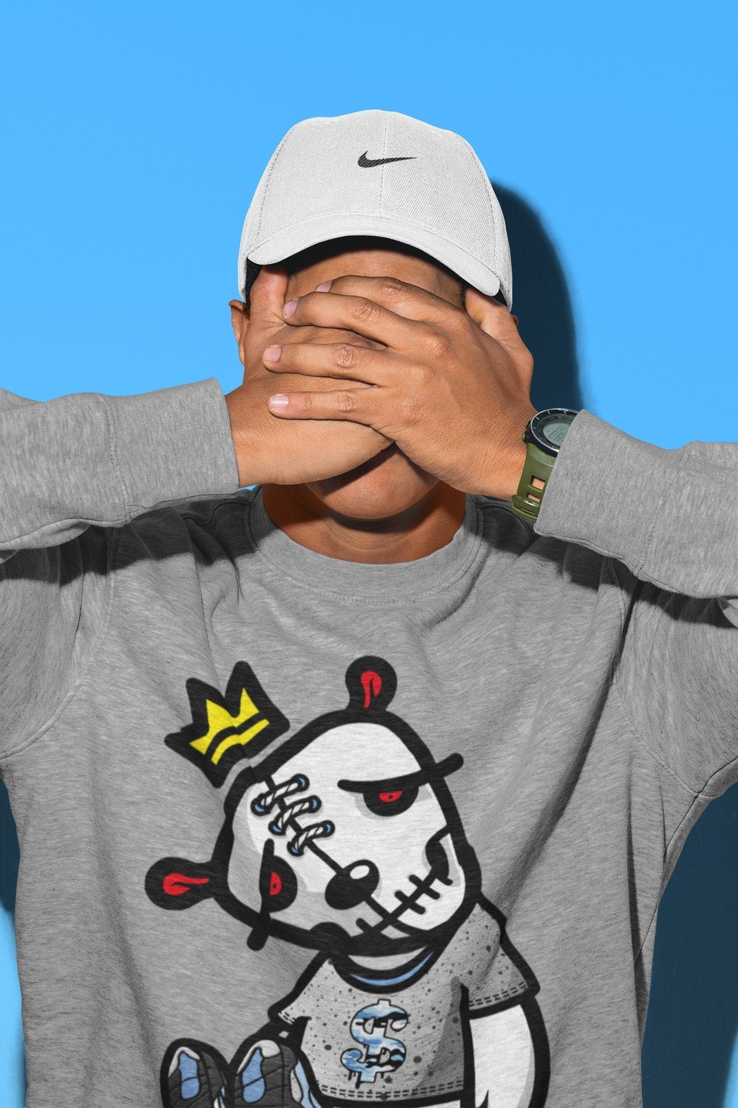 Dead Dolls Unisex Tops - Air Jordan 4 University Blue