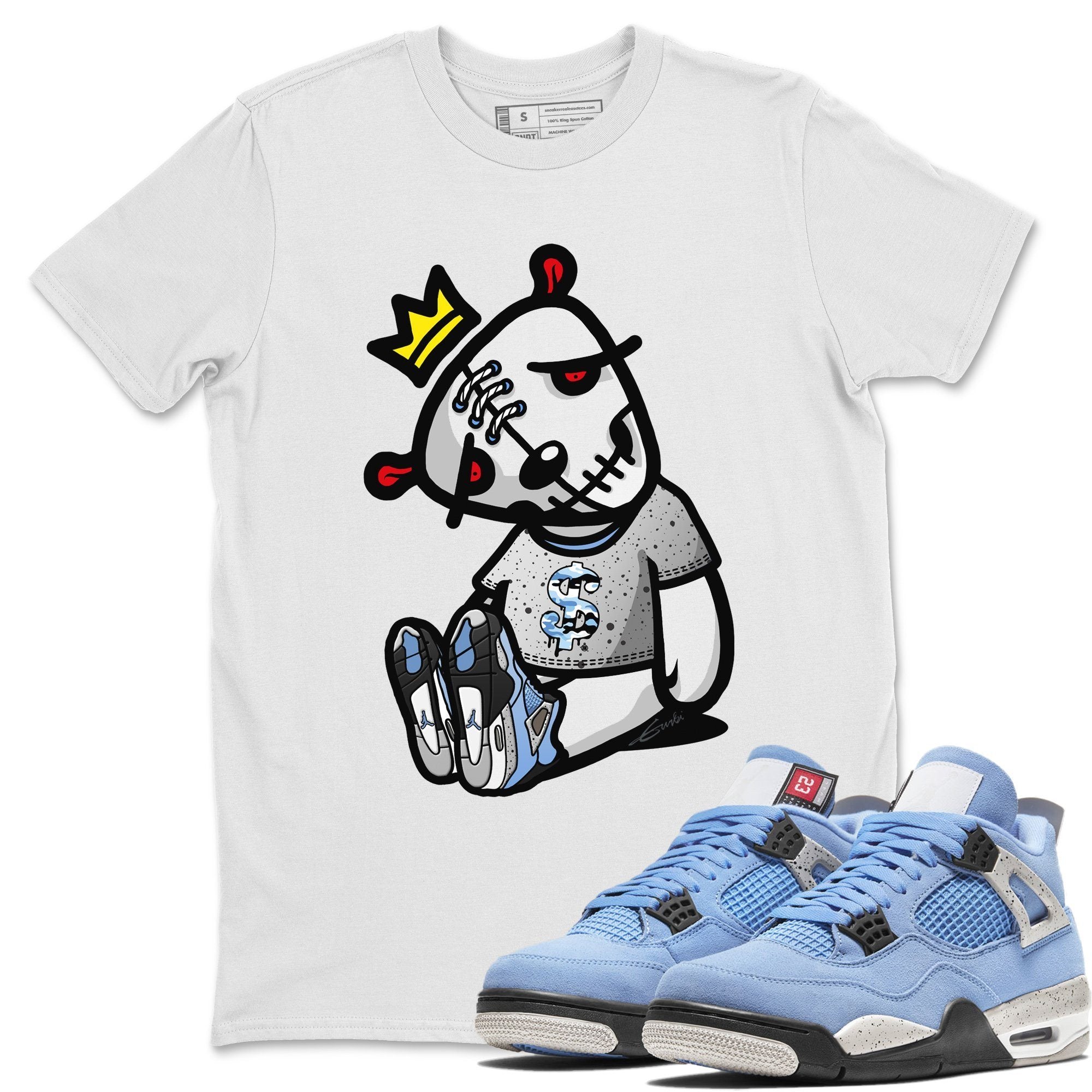 Dead Dolls Unisex Tops - Air Jordan 4 University Blue