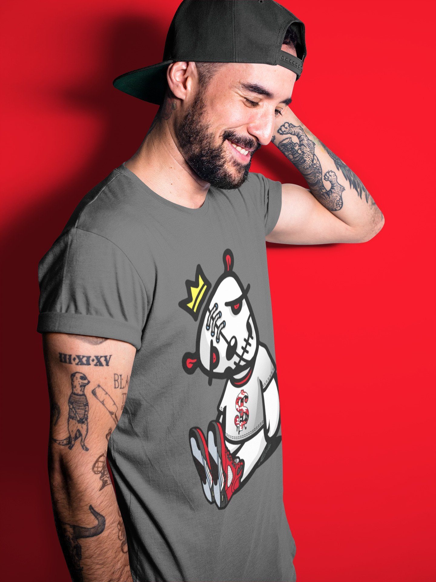 Dead Dolls Unisex Tops - Air Jordan 5 Raging Bull