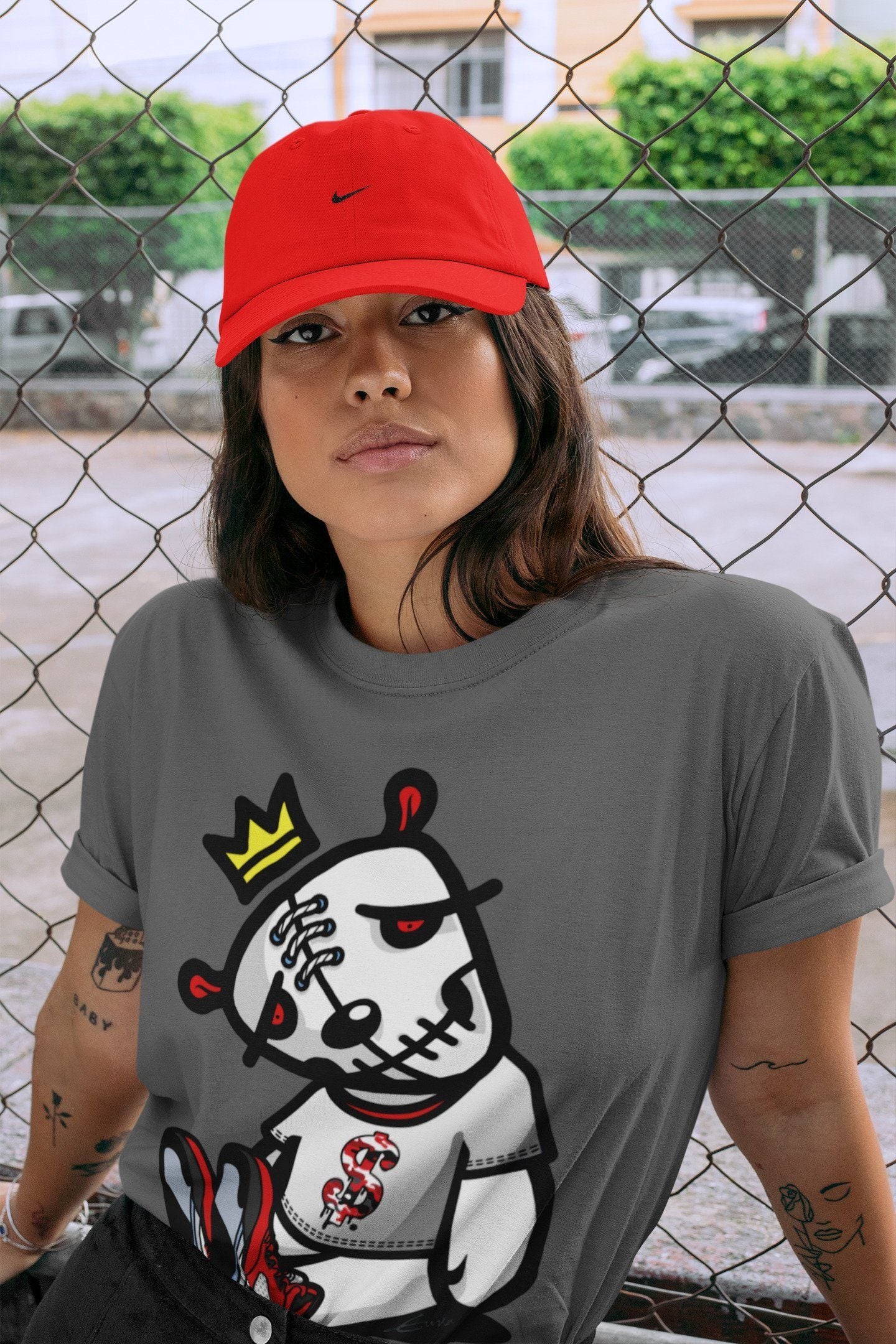 Dead Dolls Unisex Tops - Air Jordan 5 Raging Bull