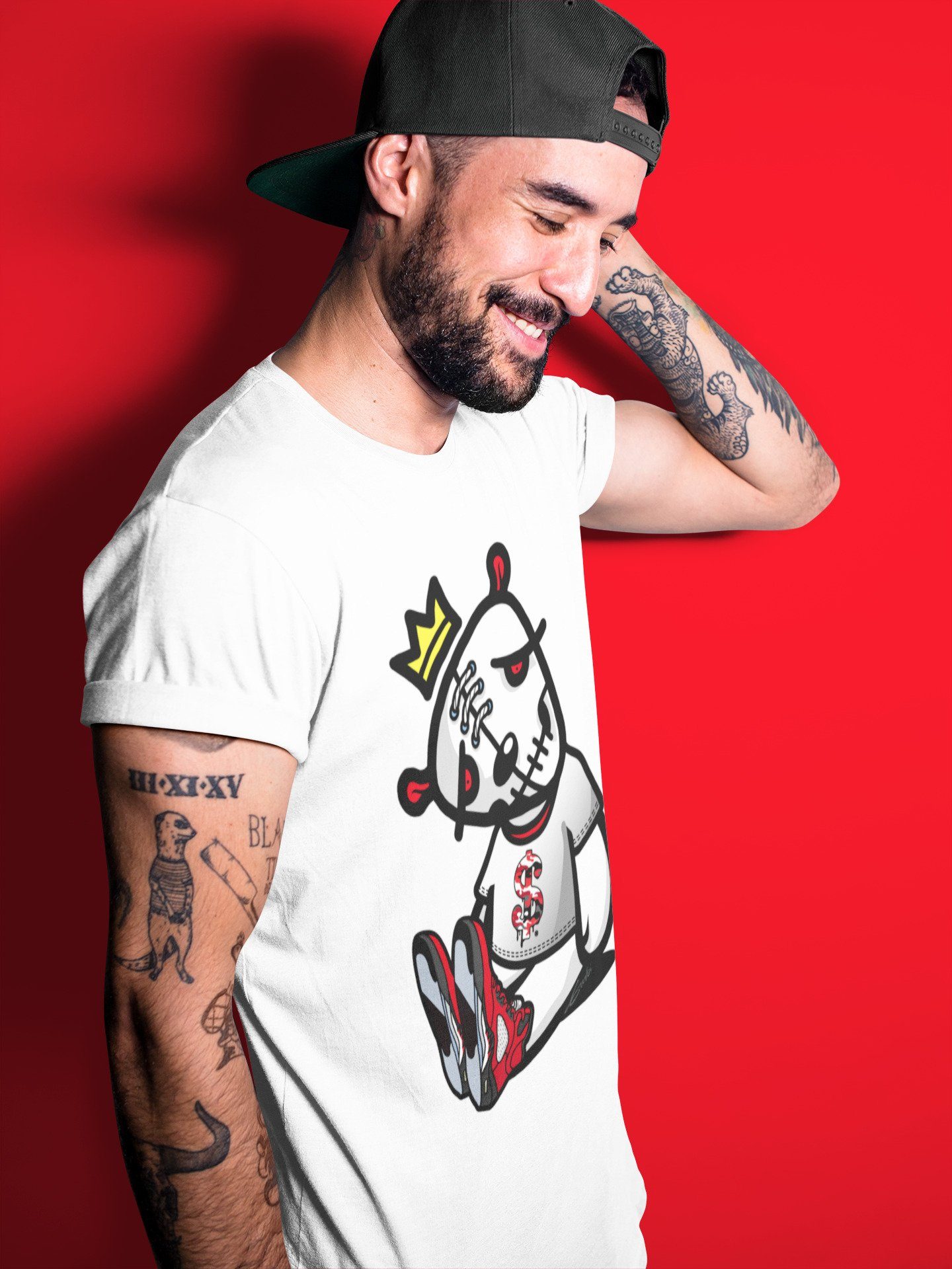 Dead Dolls Unisex Tops - Air Jordan 5 Raging Bull