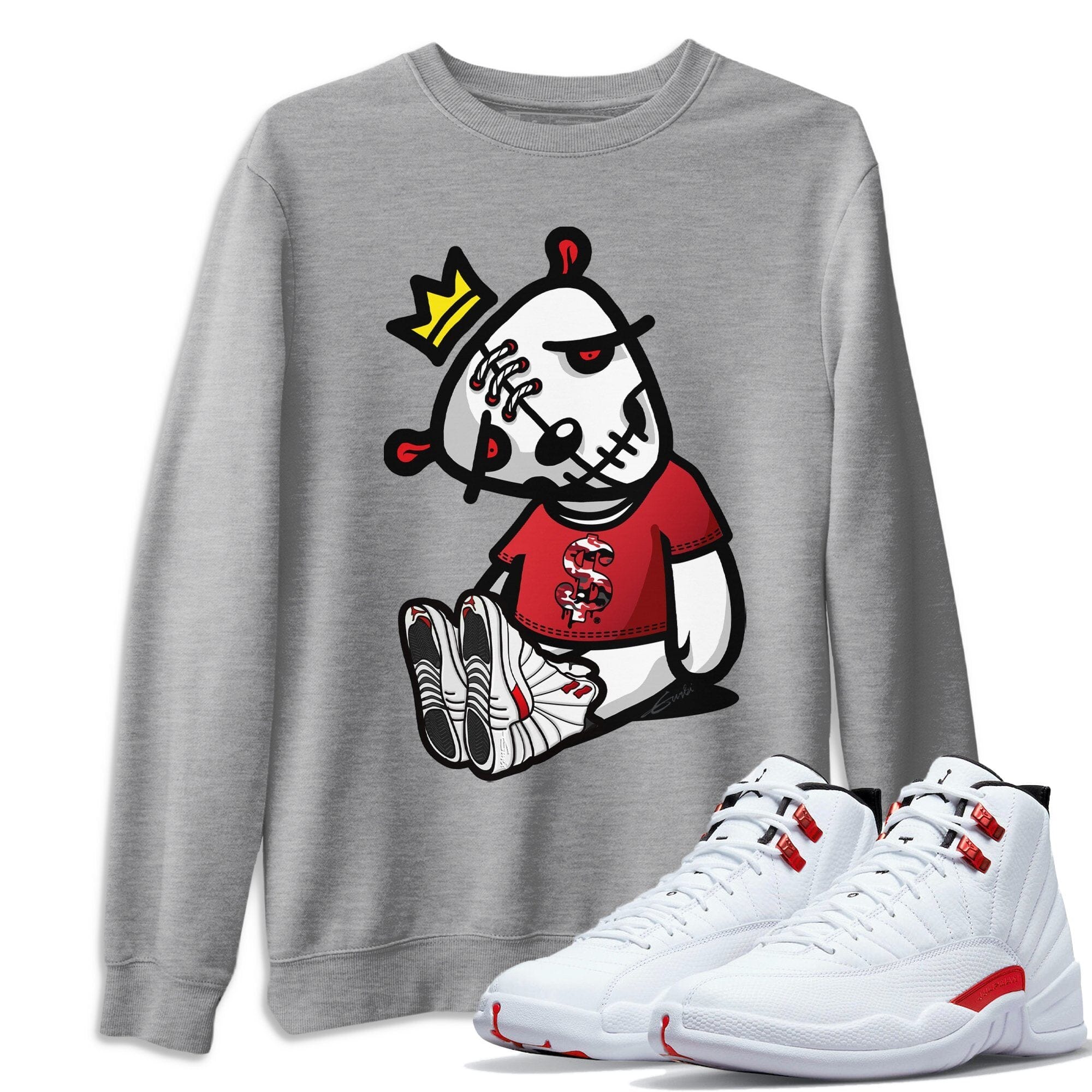 Dead Dolls Unisex Tops - Air Jordan 12 Twist