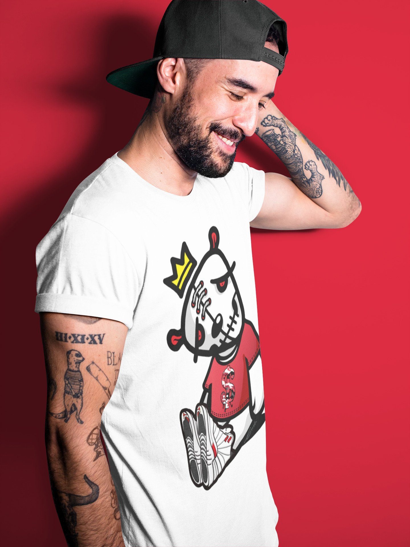 Dead Dolls Unisex Tops - Air Jordan 12 Twist