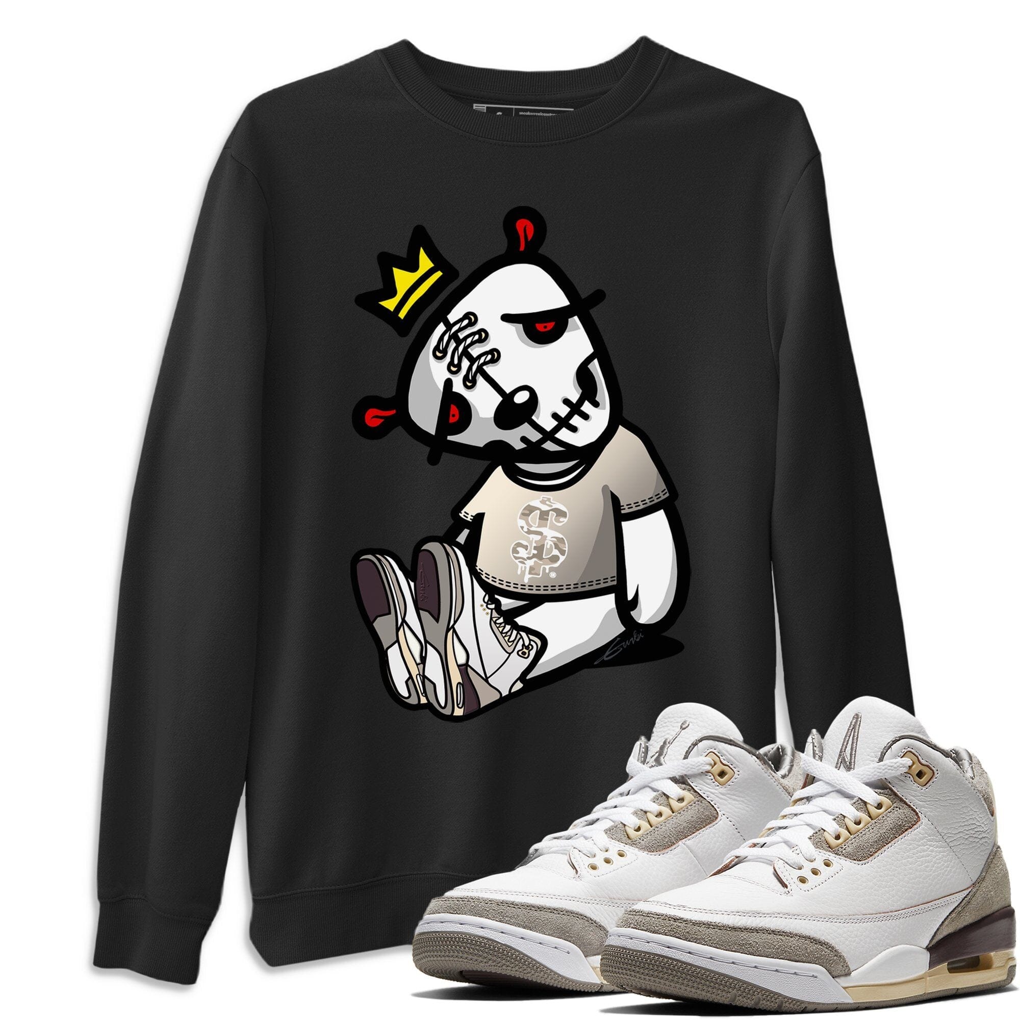 Dead Dolls Unisex Tops - Air Jordan 3 A Ma Maniere