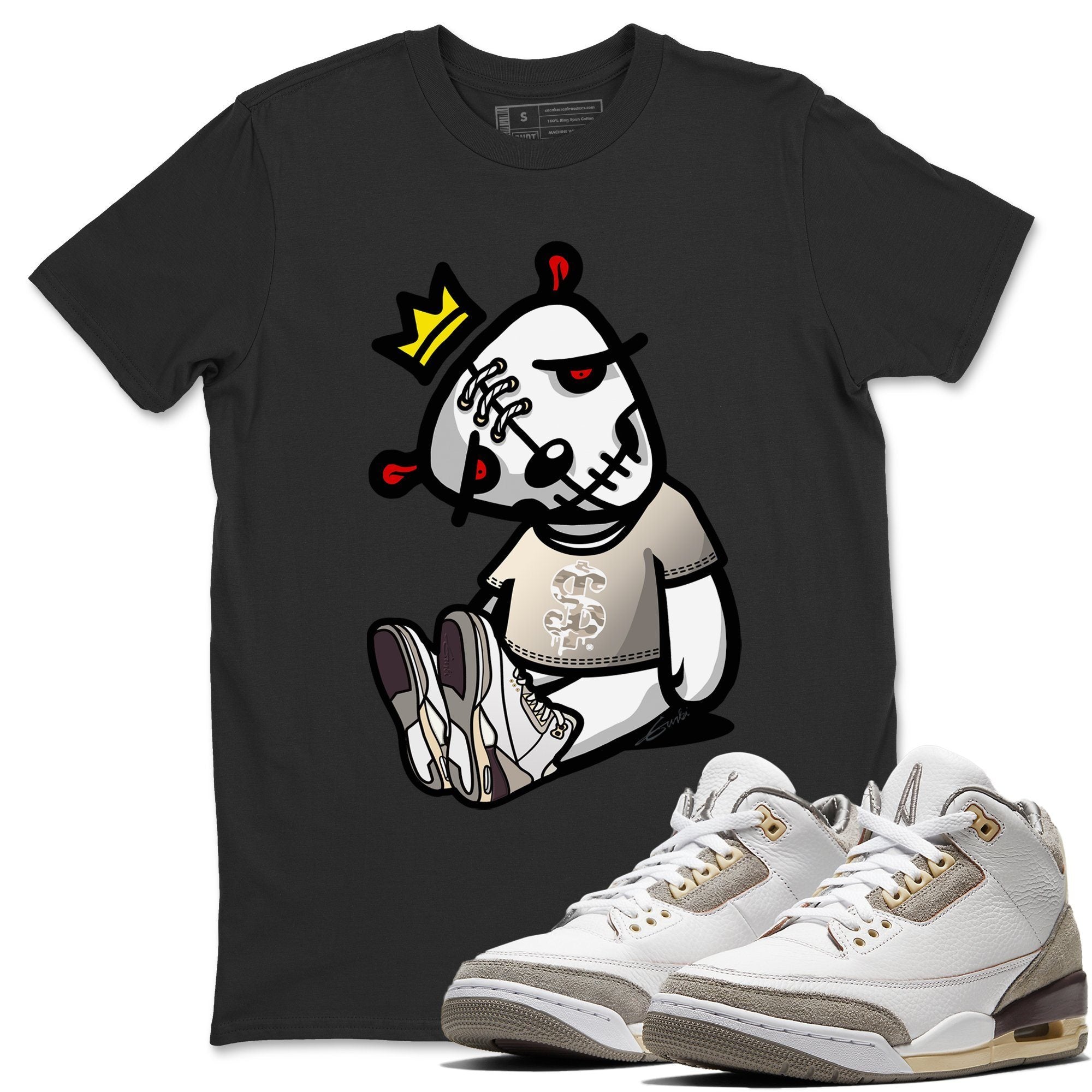 Dead Dolls Unisex Tops - Air Jordan 3 A Ma Maniere