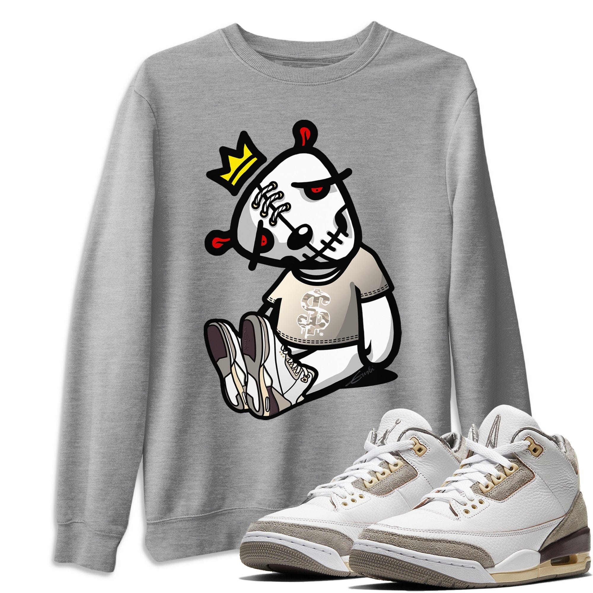 Dead Dolls Unisex Tops - Air Jordan 3 A Ma Maniere