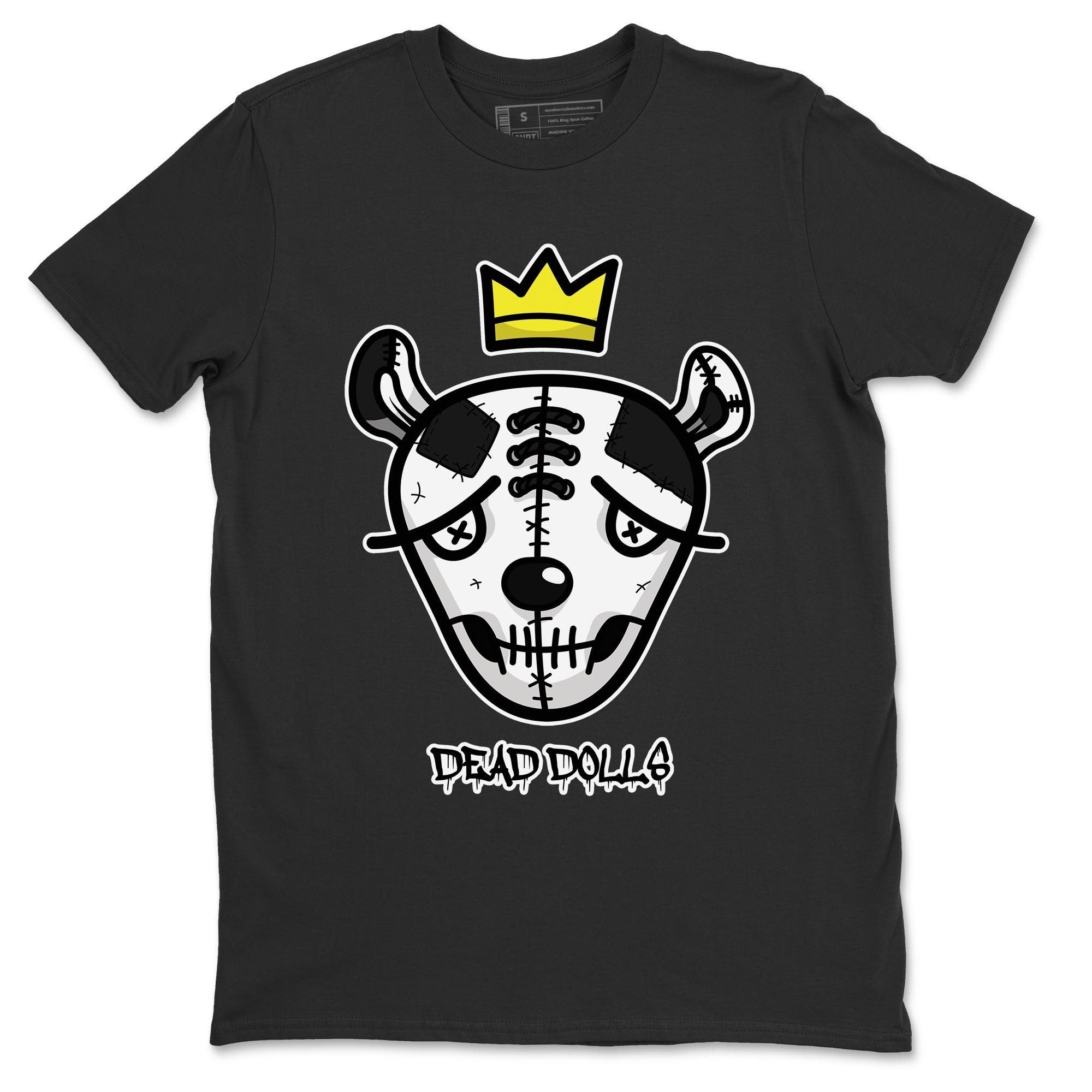 Dead Dolls Face Unisex Tops - Air Jordan 1 Black White