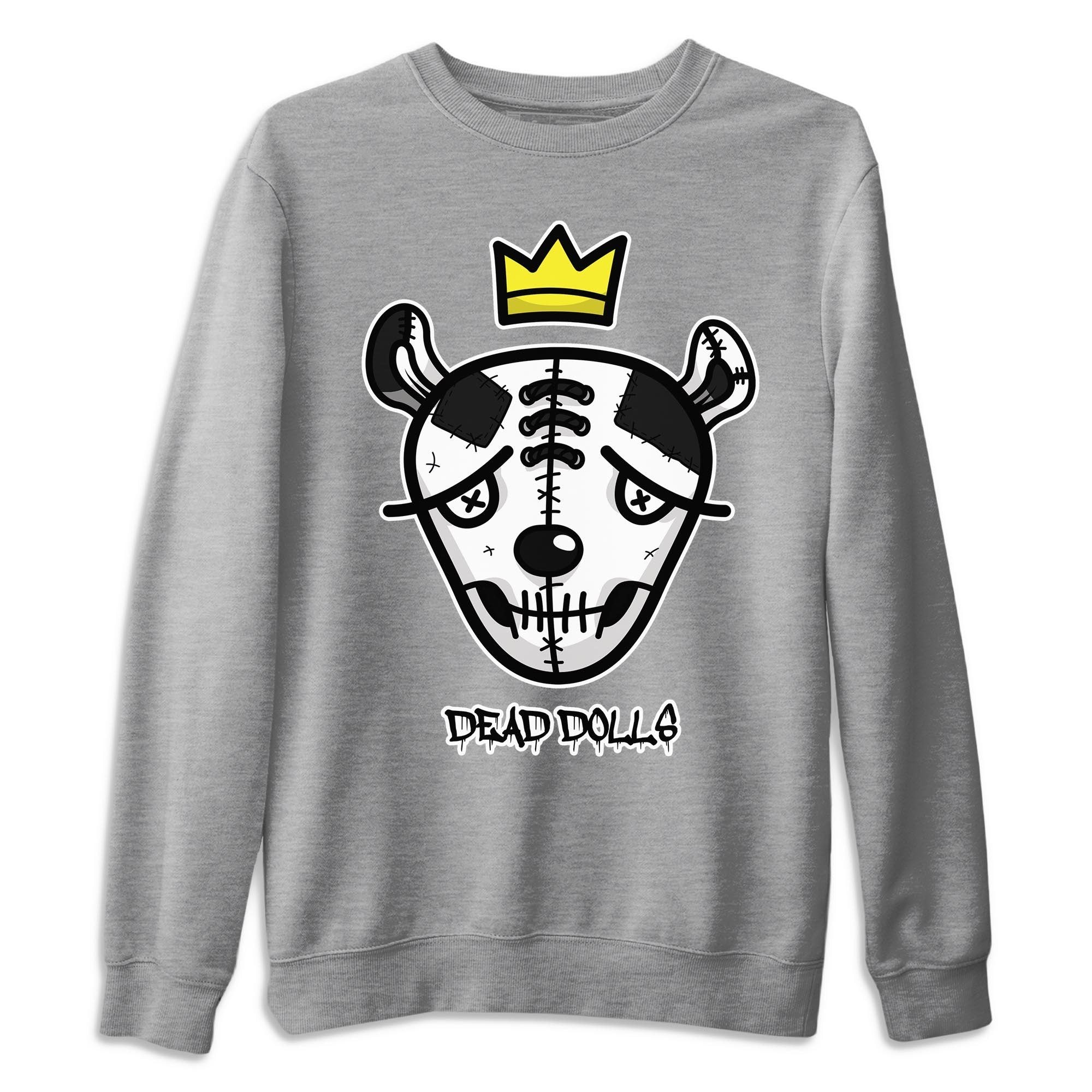 Dead Dolls Face Unisex Tops - Air Jordan 1 Black White