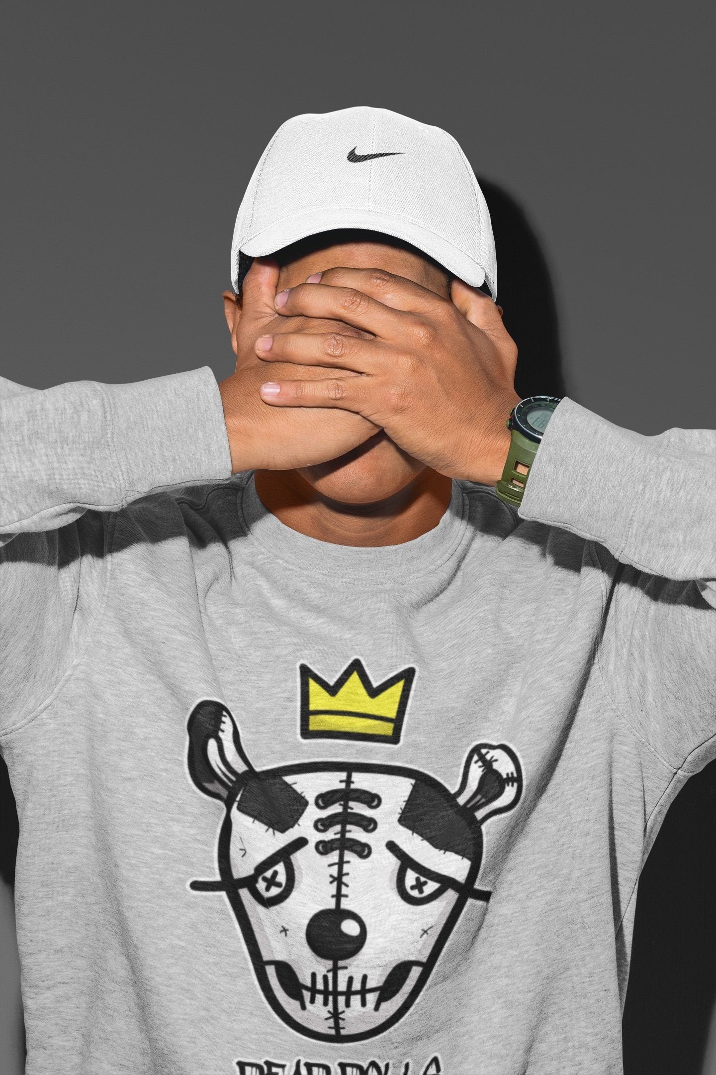 Dead Dolls Face Unisex Tops - Air Jordan 1 Black White