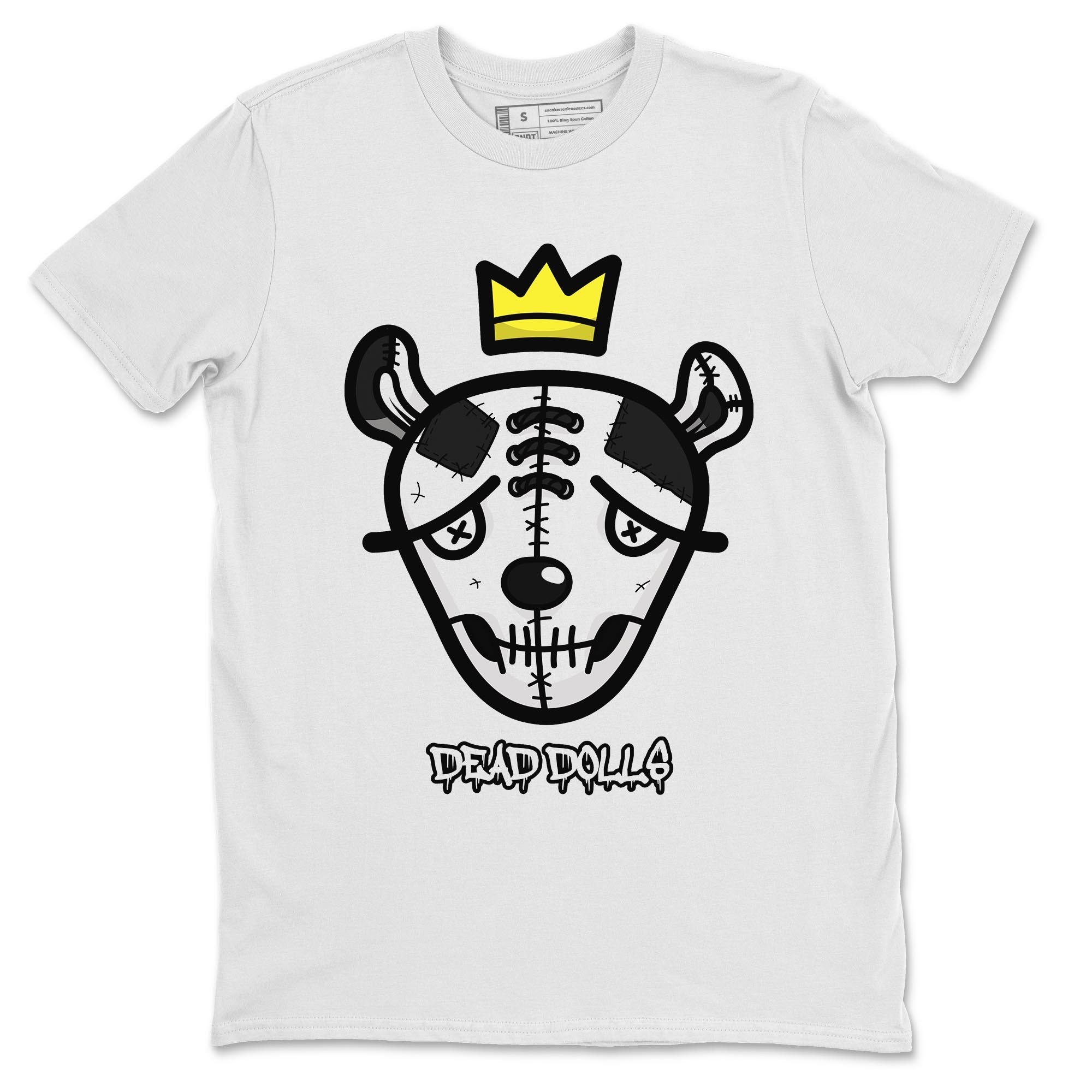 Dead Dolls Face Unisex Tops - Air Jordan 1 Black White
