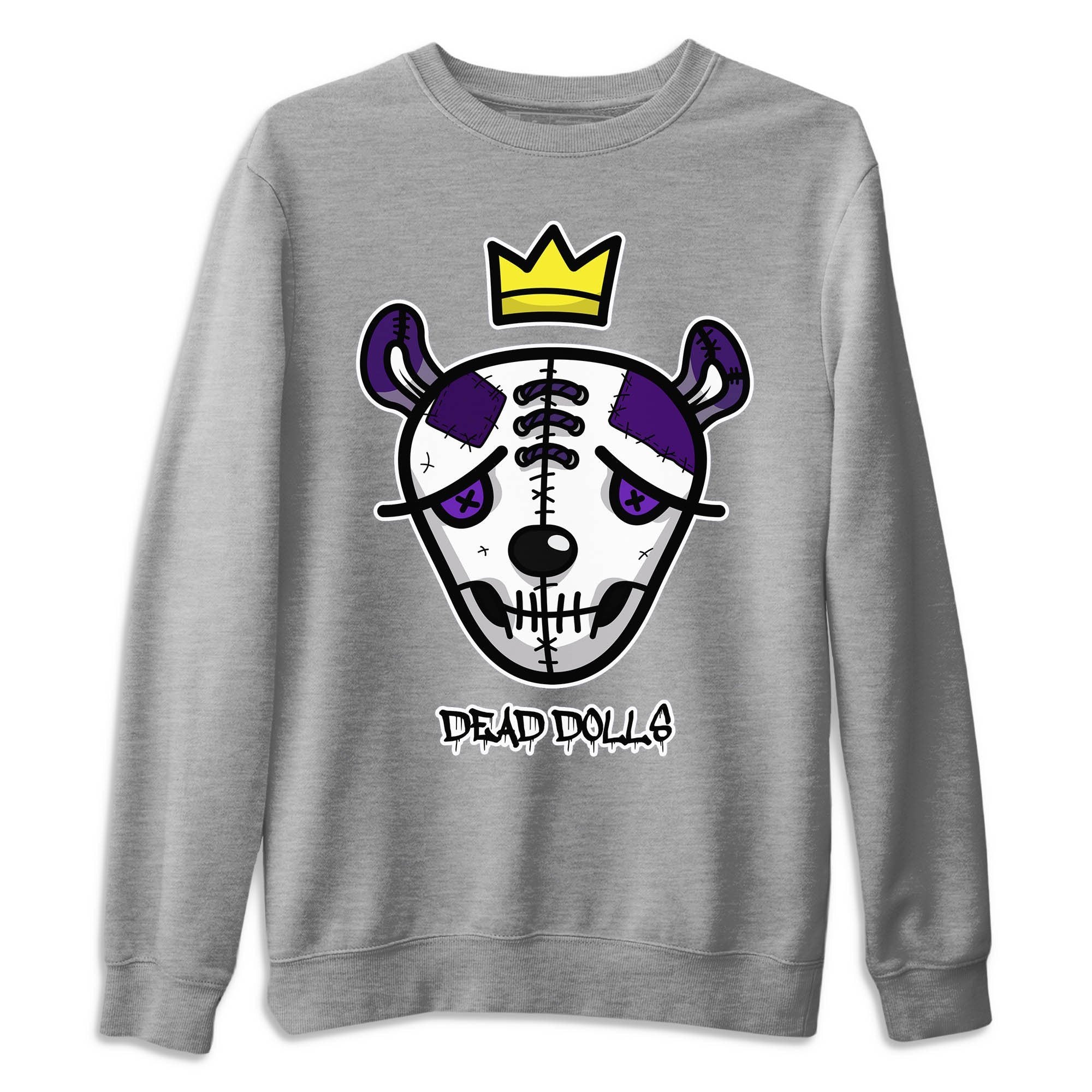 Dead Dolls Face Unisex Tops - Air Jordan 1 WMNS Court Purple