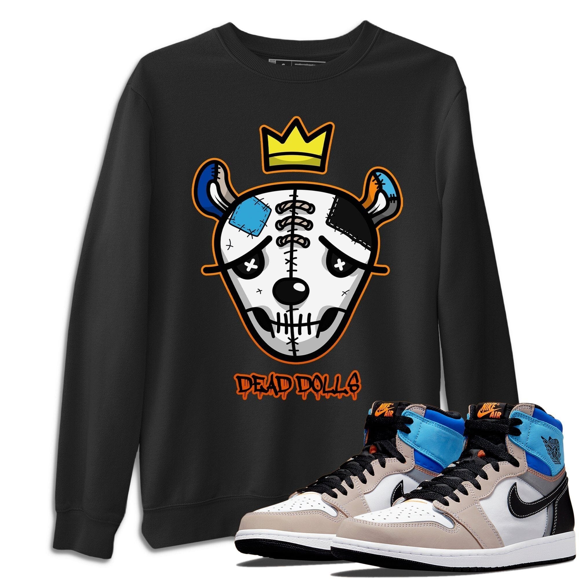 Dead Dolls Face Unisex Tops - Air Jordan 1 Prototype