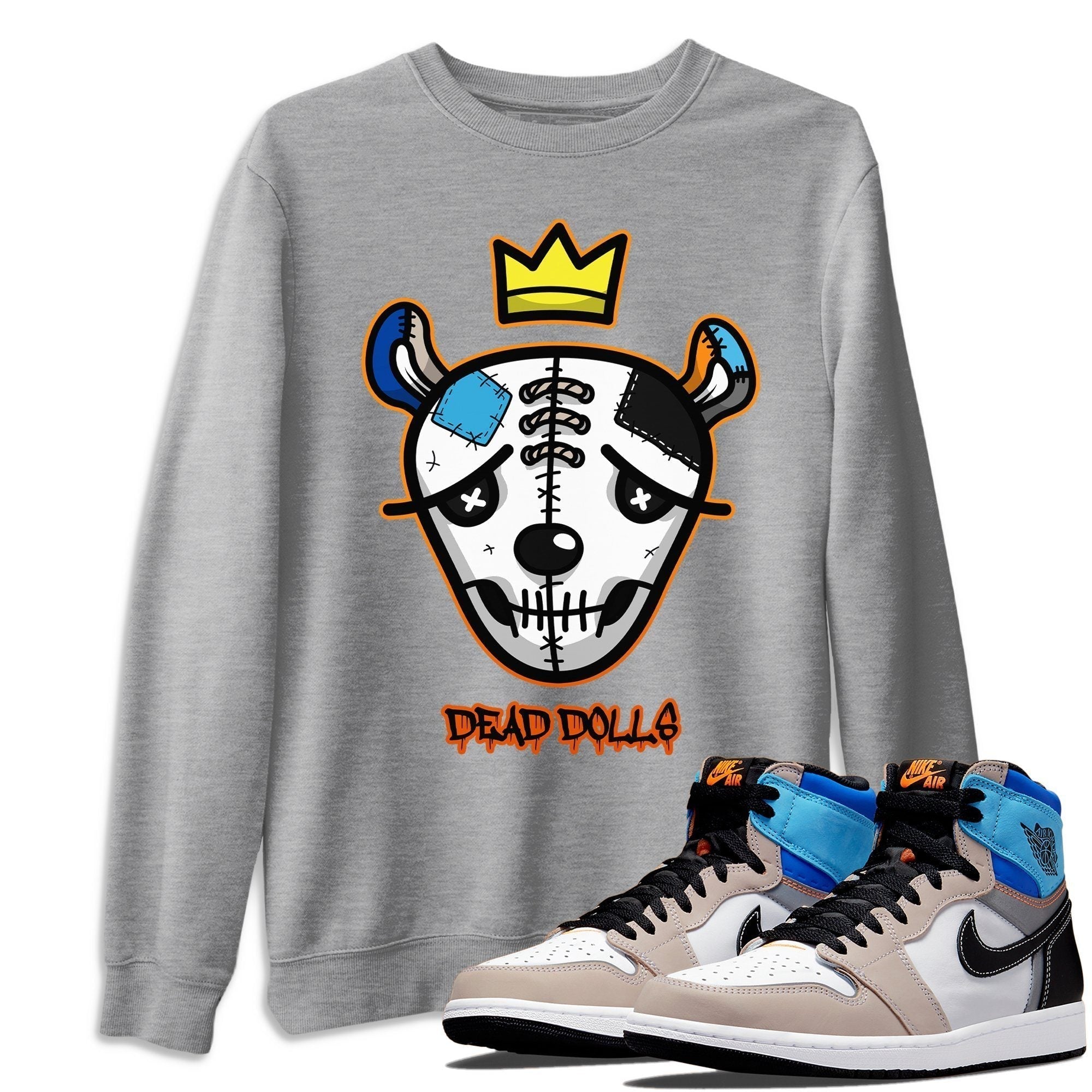 Dead Dolls Face Unisex Tops - Air Jordan 1 Prototype