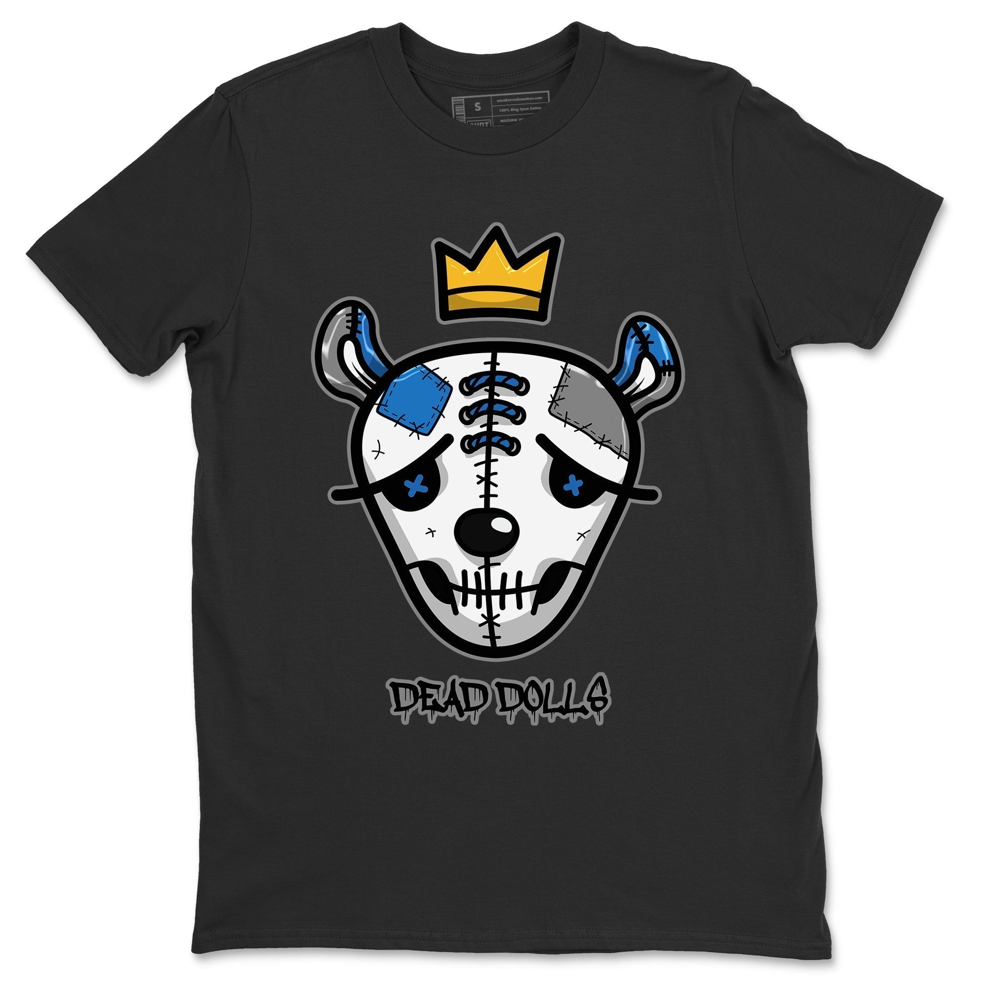 Dead Dolls Face Unisex Tops - Air Jordan 1 True Blue