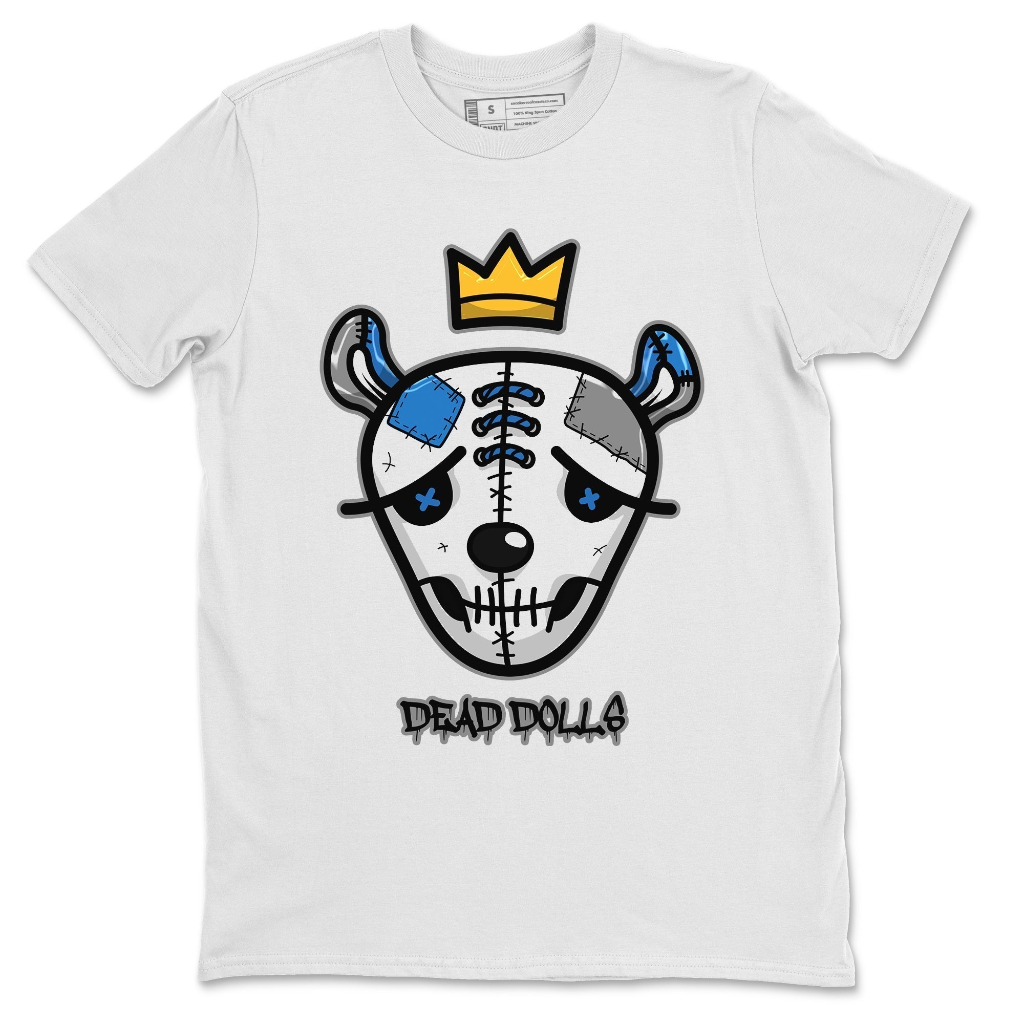 Dead Dolls Face Unisex Tops - Air Jordan 1 True Blue