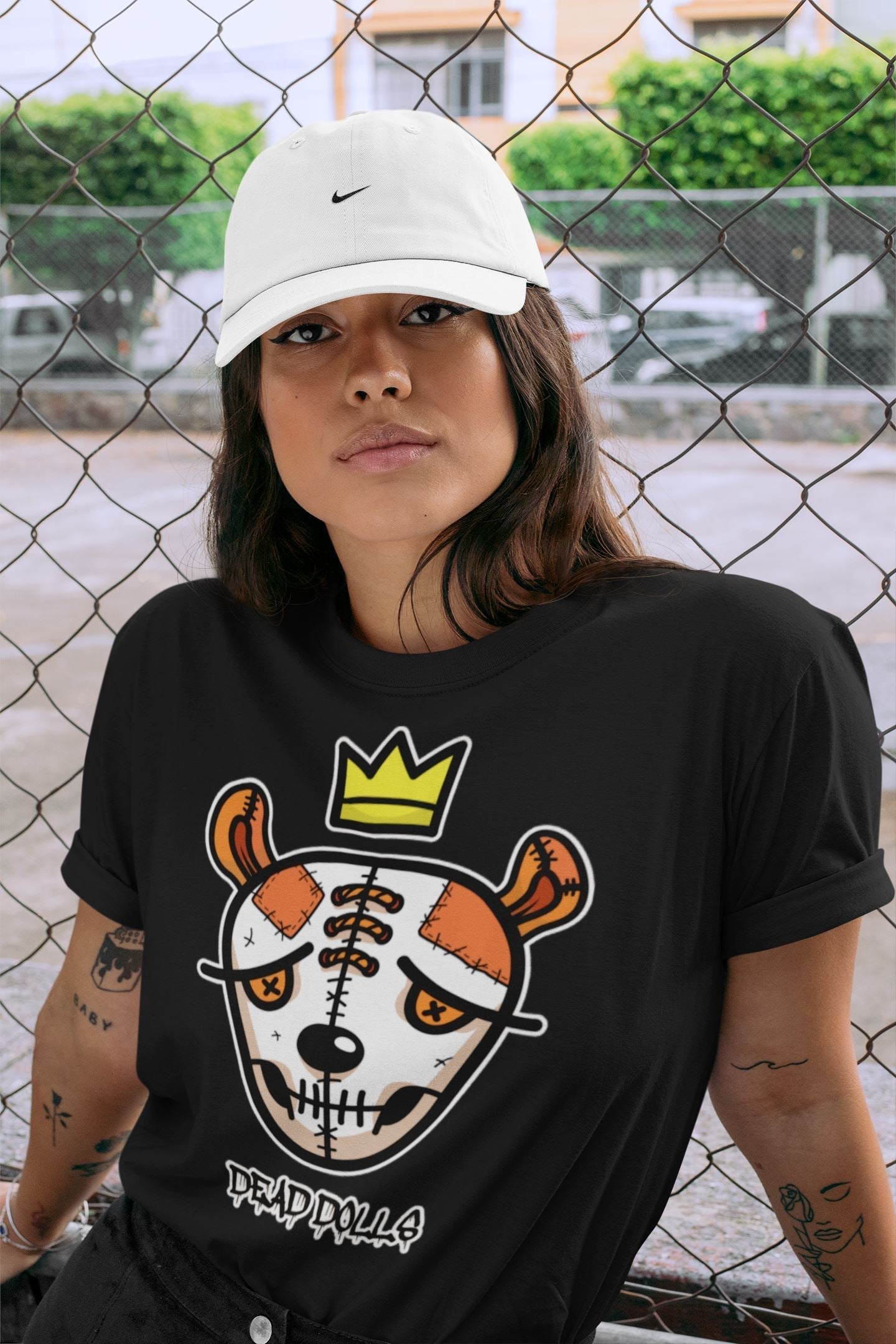 Dead Dolls Face Unisex Tops - Air Jordan 11 Citrus