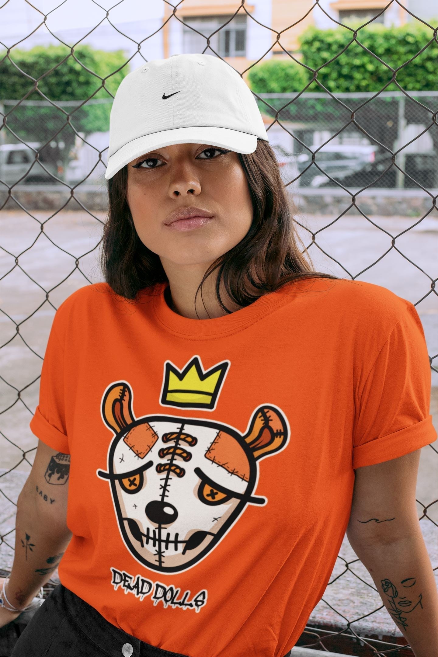 Dead Dolls Face Unisex Tops - Air Jordan 11 Citrus