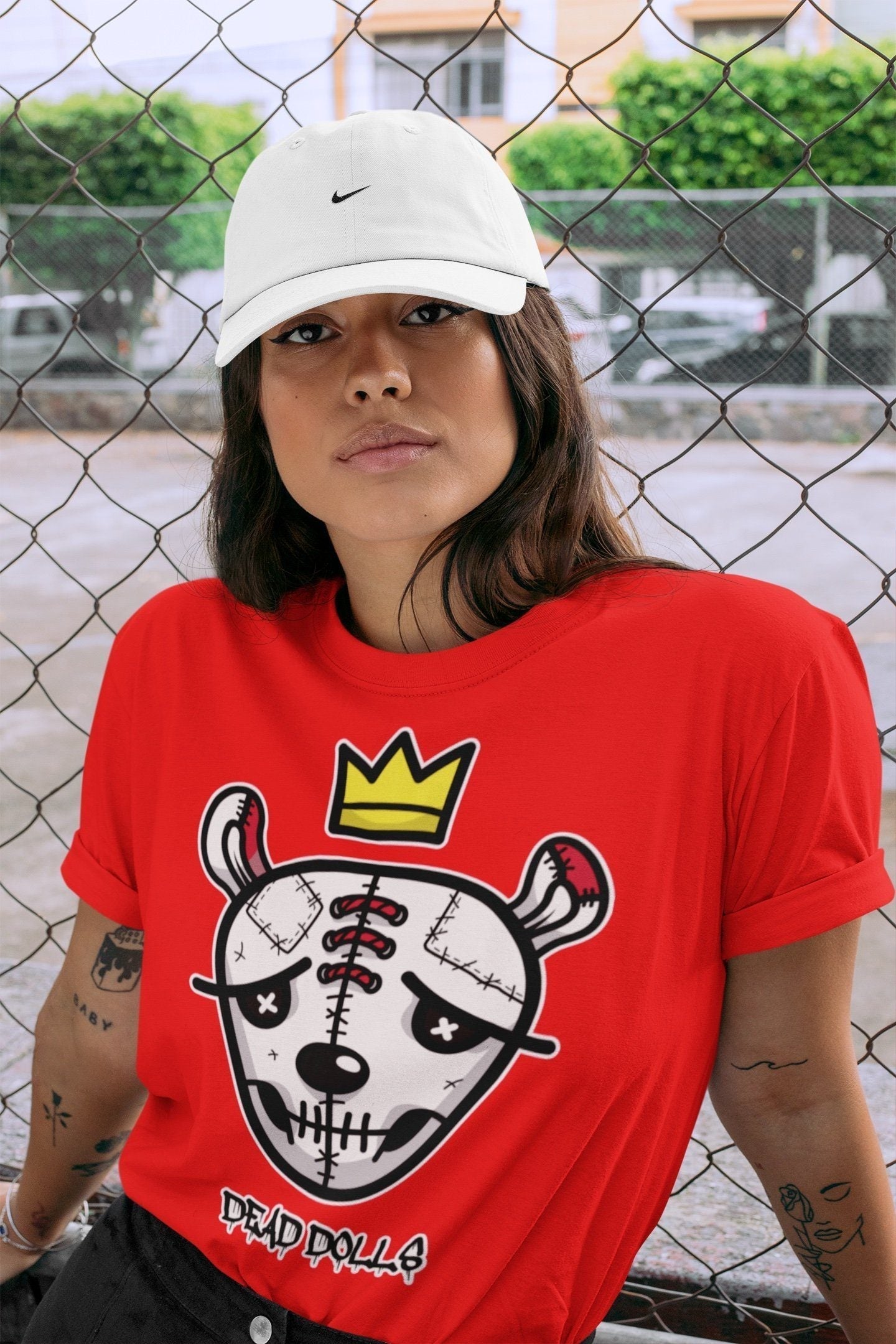 Dead Dolls Face Unisex Tops - Air Jordan 12 Twist