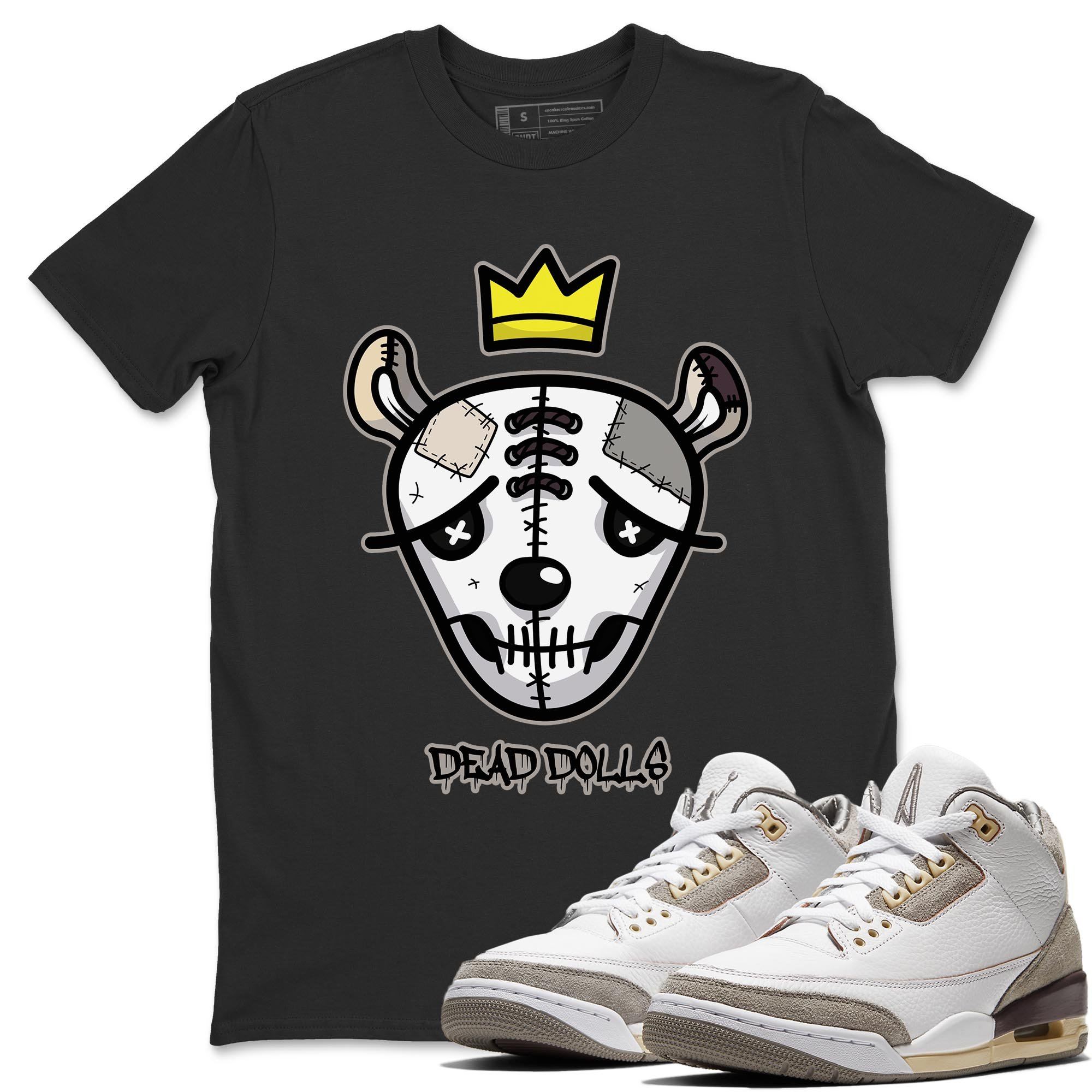 Dead Dolls Face Unisex Tops - Air Jordan 3 A Ma Maniere