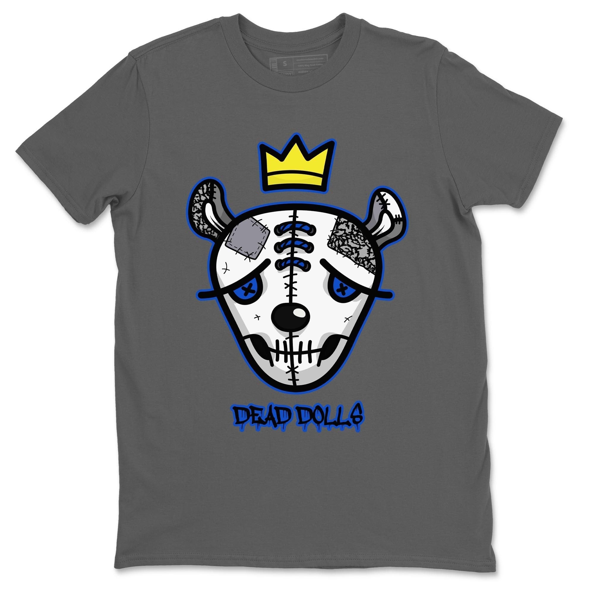 Dead Dolls Face Unisex Tops - Air Jordan 3 Racer Blue