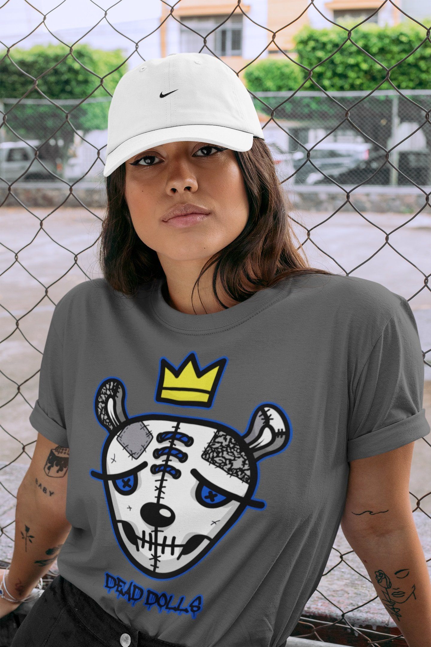 Dead Dolls Face Unisex Tops - Air Jordan 3 Racer Blue