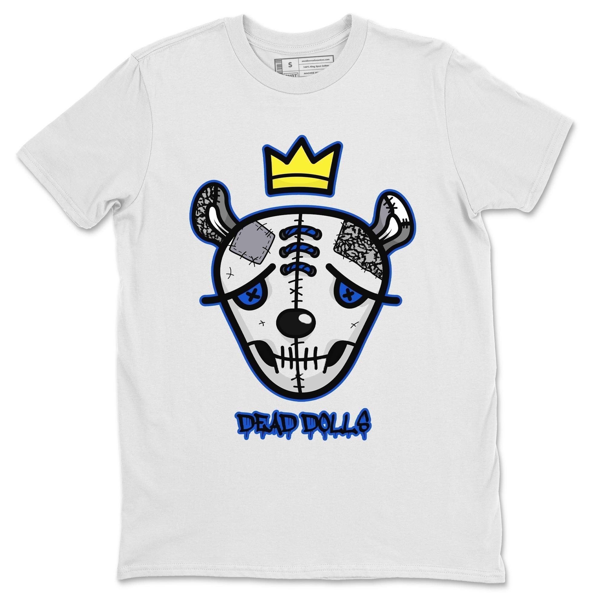 Dead Dolls Face Unisex Tops - Air Jordan 3 Racer Blue