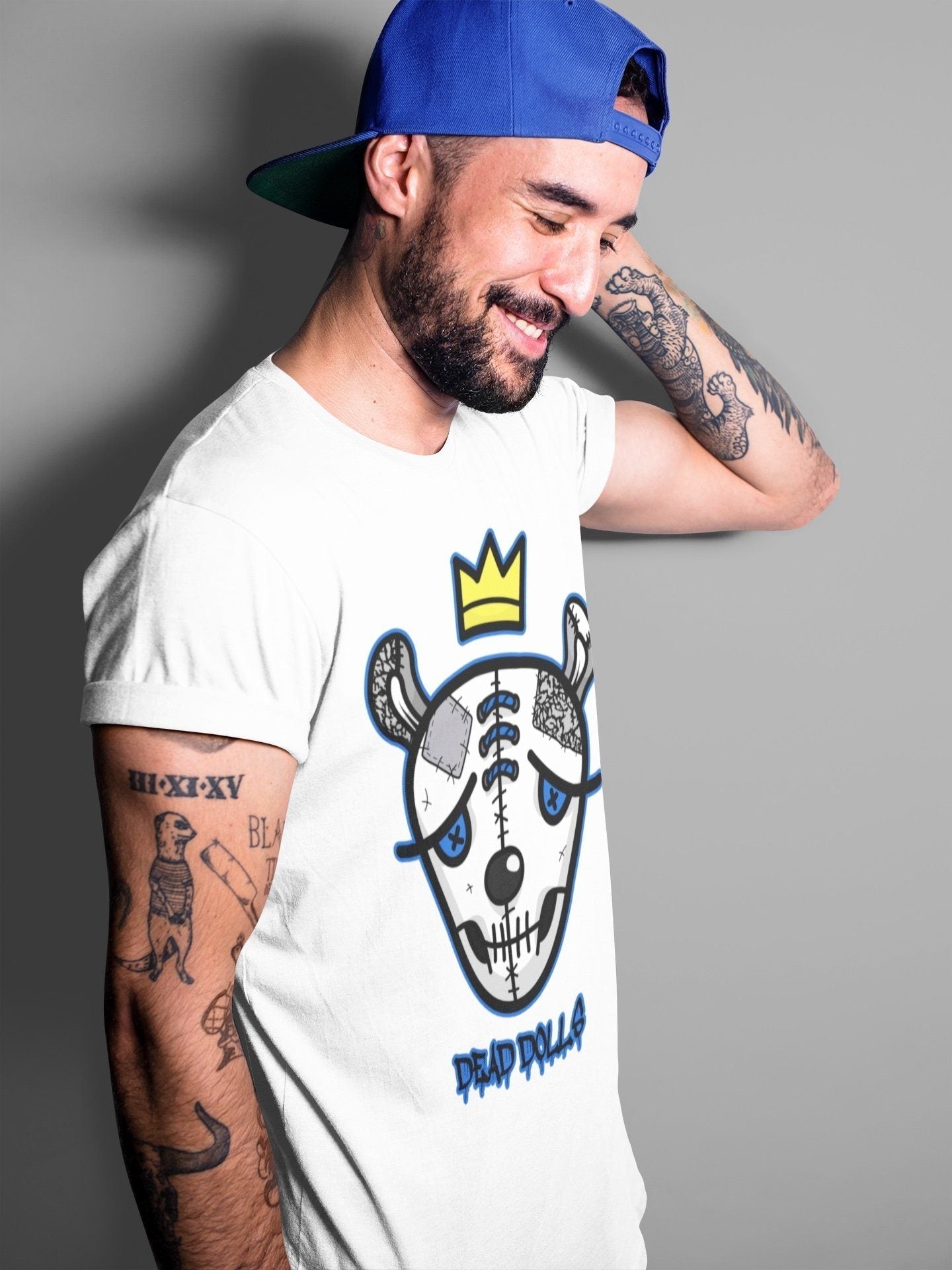 Dead Dolls Face Unisex Tops - Air Jordan 3 Racer Blue
