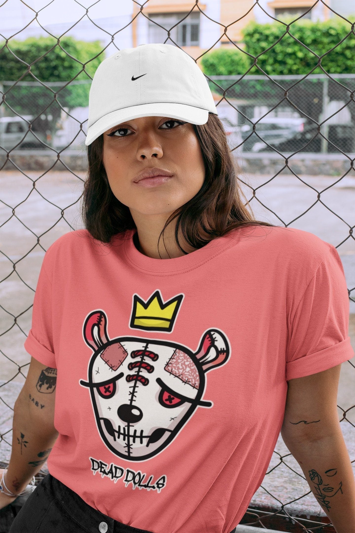 Dead Dolls Face Unisex Tops - Air Jordan 3 Rust Pink