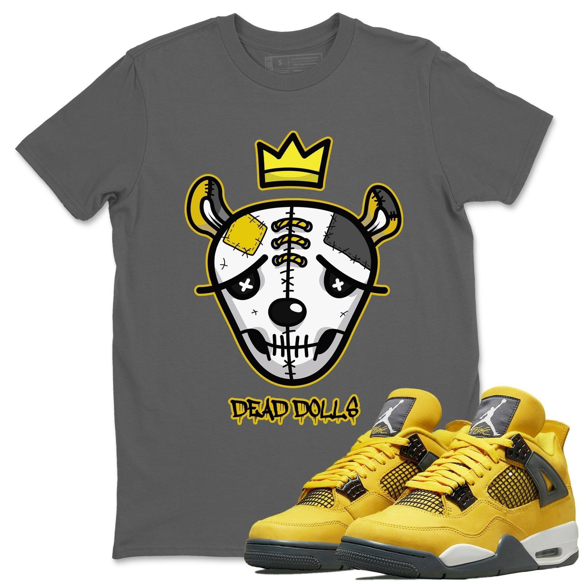 Dead Dolls Face Unisex Tops - Air Jordan 4 Lightning