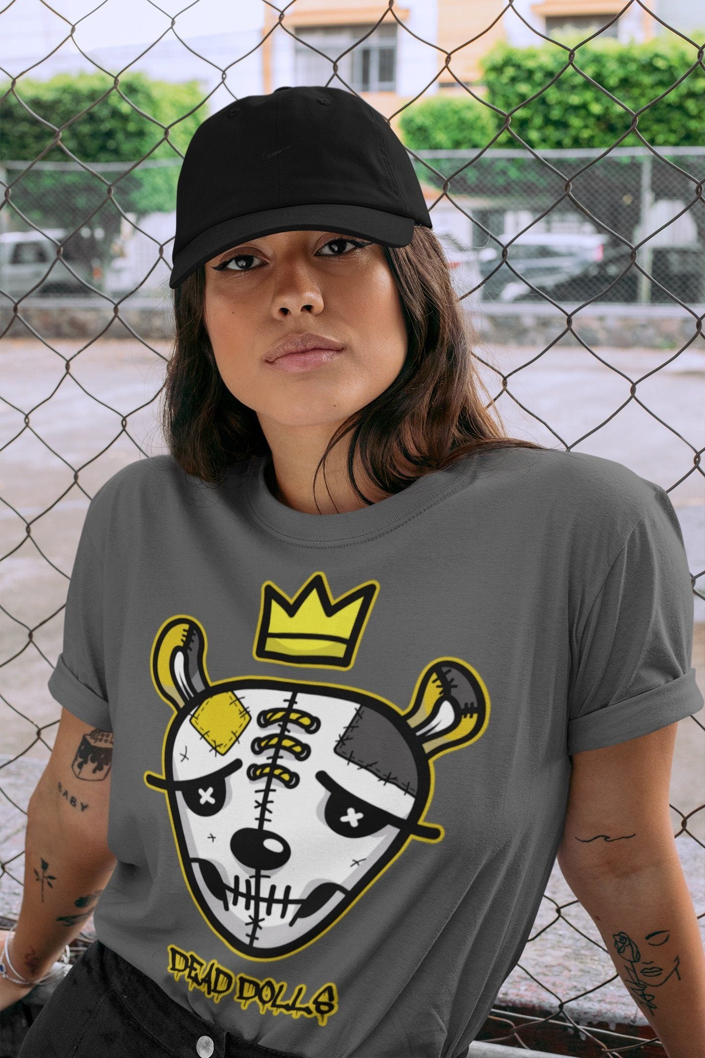 Dead Dolls Face Unisex Tops - Air Jordan 4 Lightning
