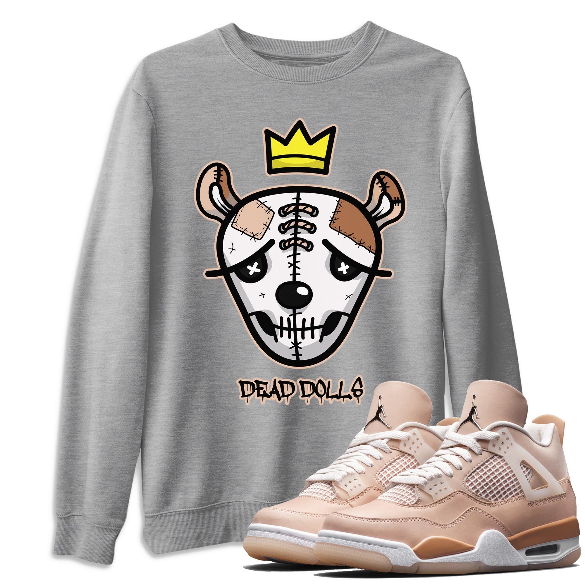 Dead Dolls Face Unisex Tops - Air Jordan 4 Shimmer