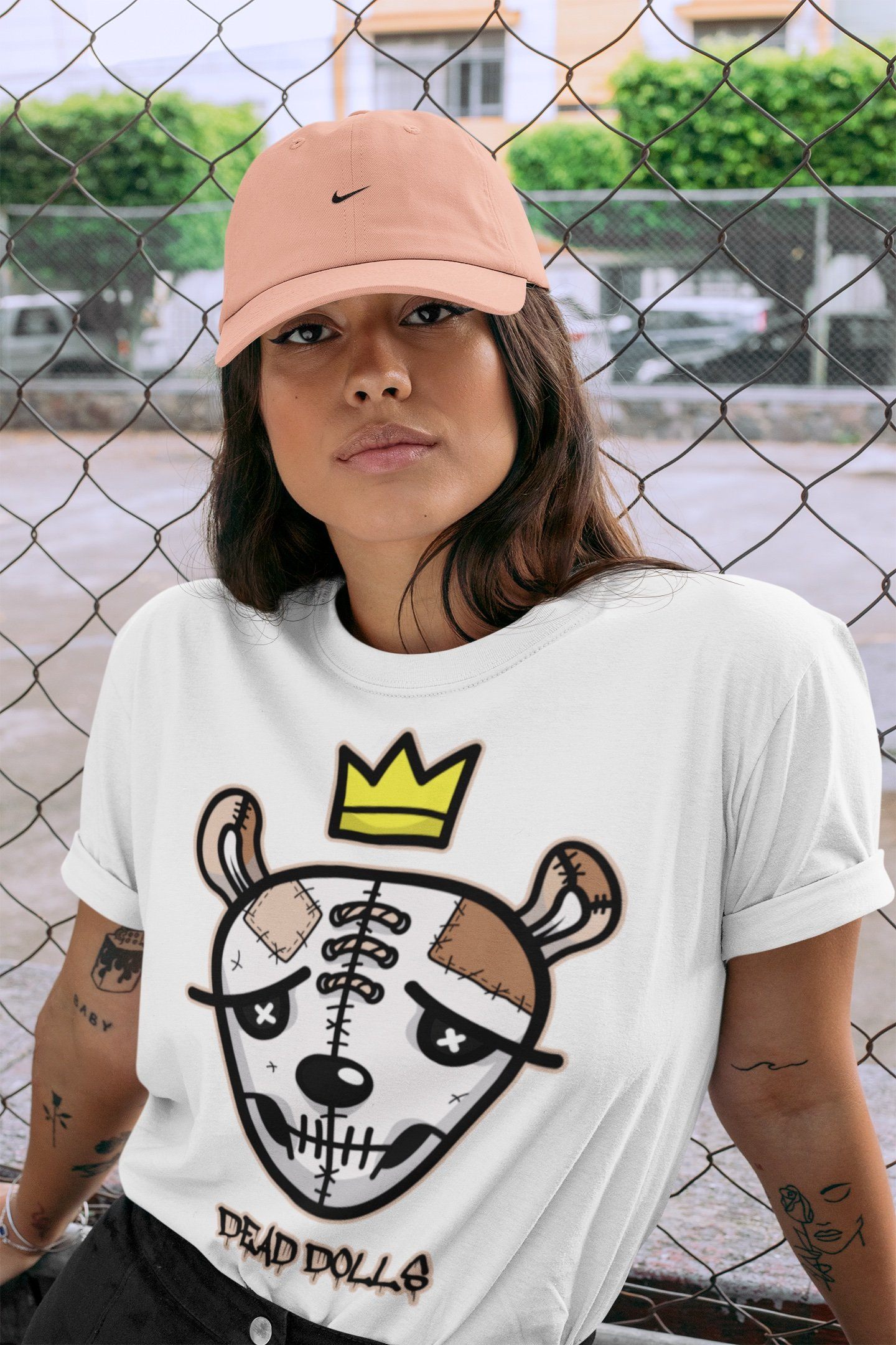 Dead Dolls Face Unisex Tops - Air Jordan 4 Shimmer