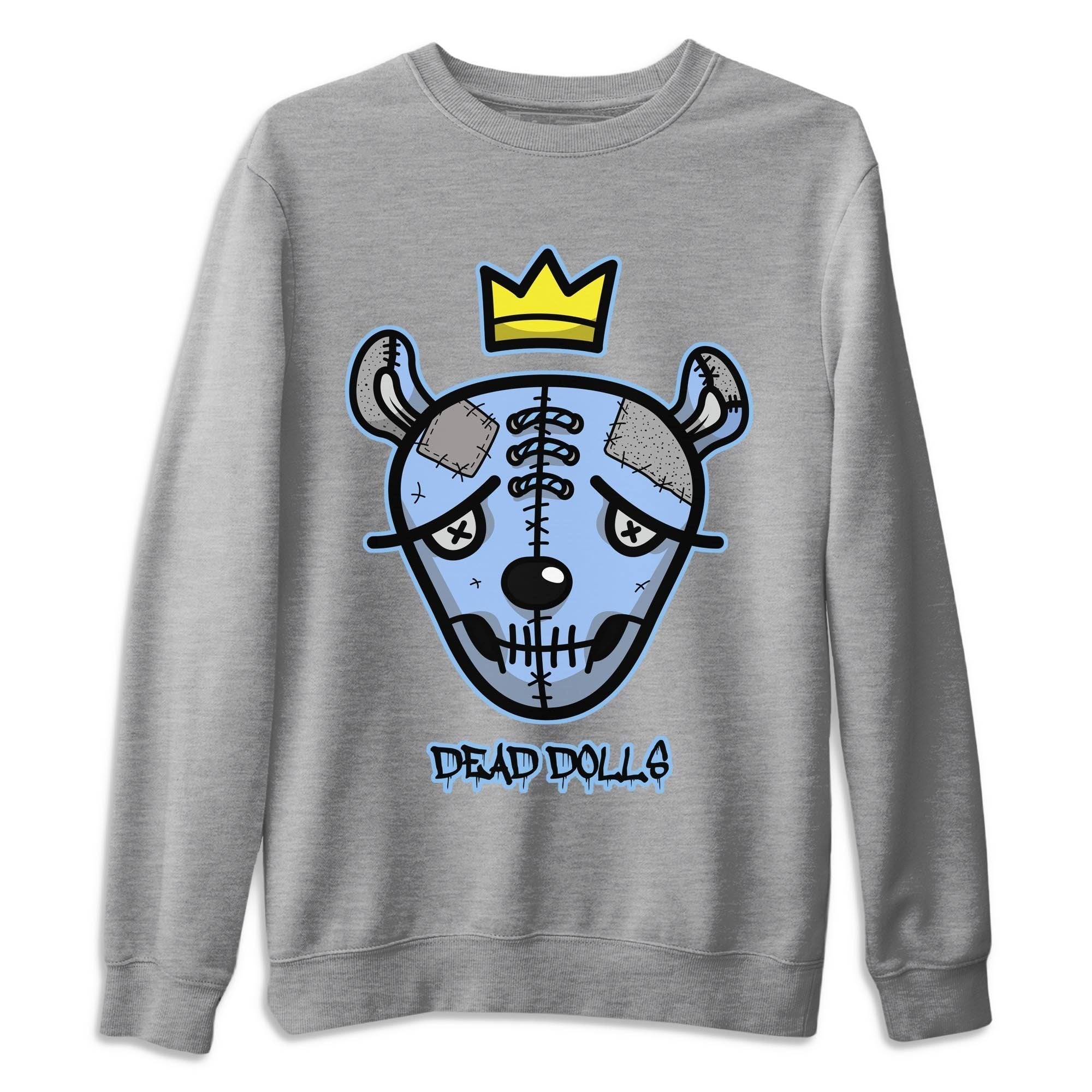 Dead Dolls Face Unisex Tops - Air Jordan 4 University Blue