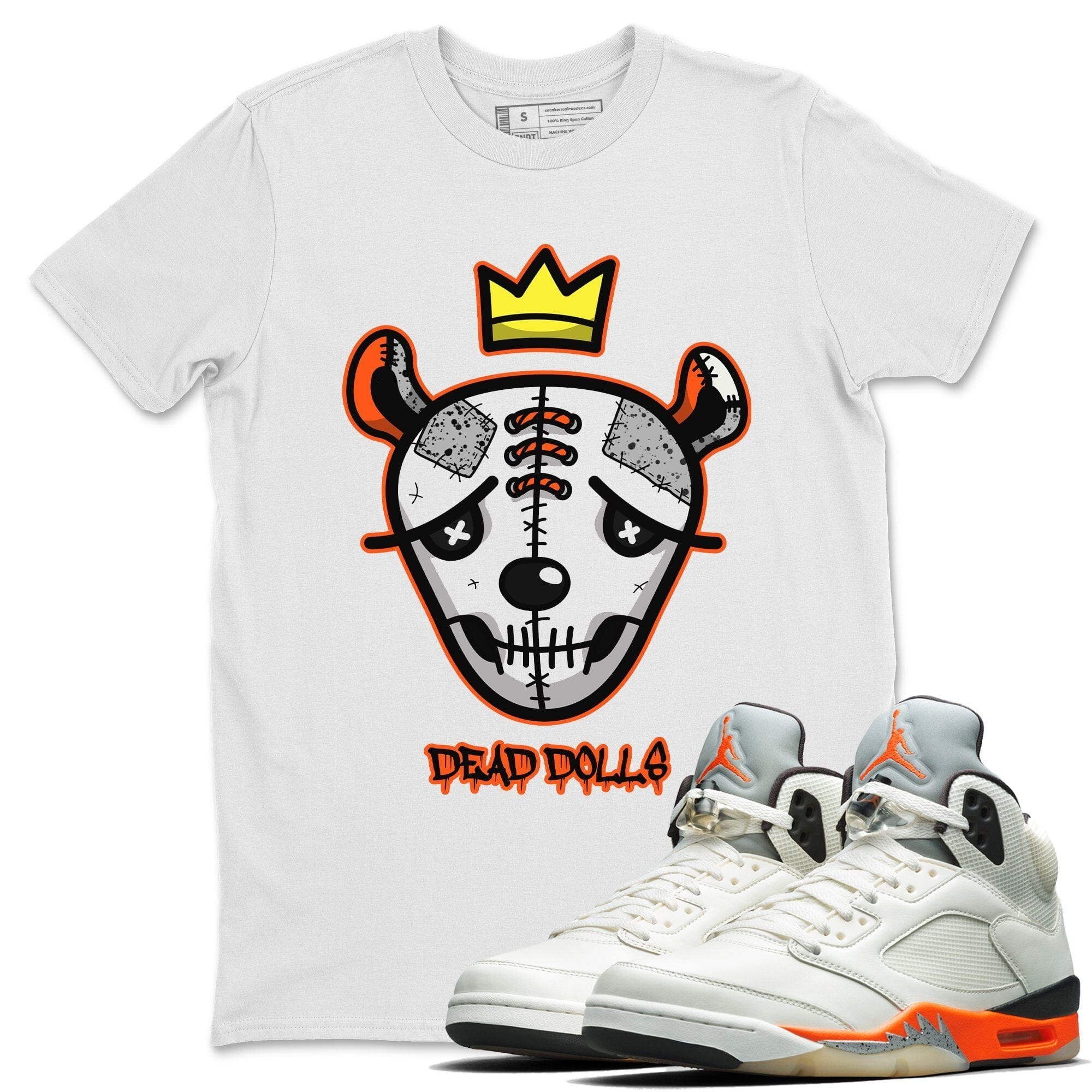 Dead Dolls Face Unisex Tops - Air Jordan 5 Shattered Backboard