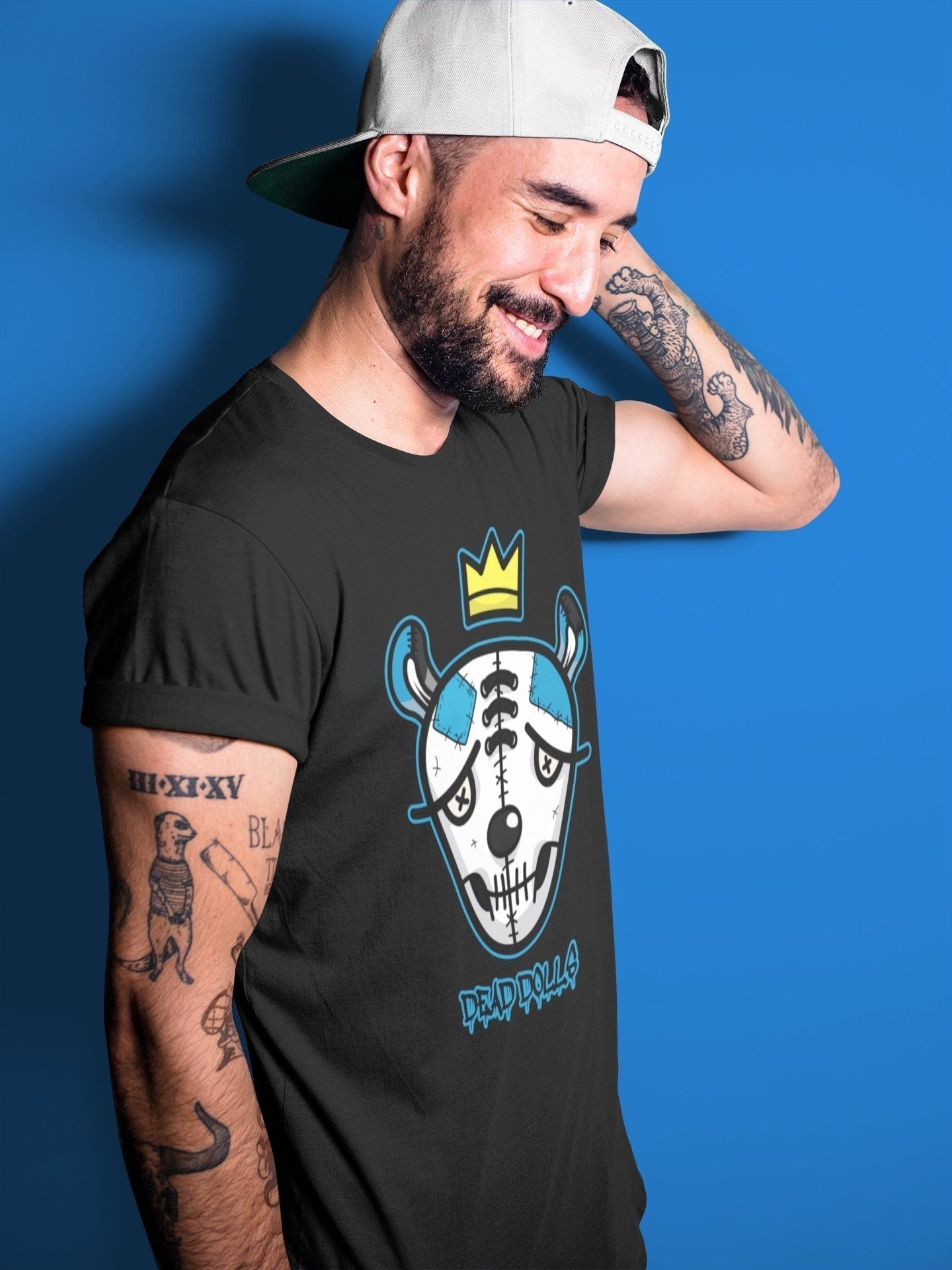 Dead Dolls Face Unisex Tops - Air Jordan 1 Travis Scott Fragment